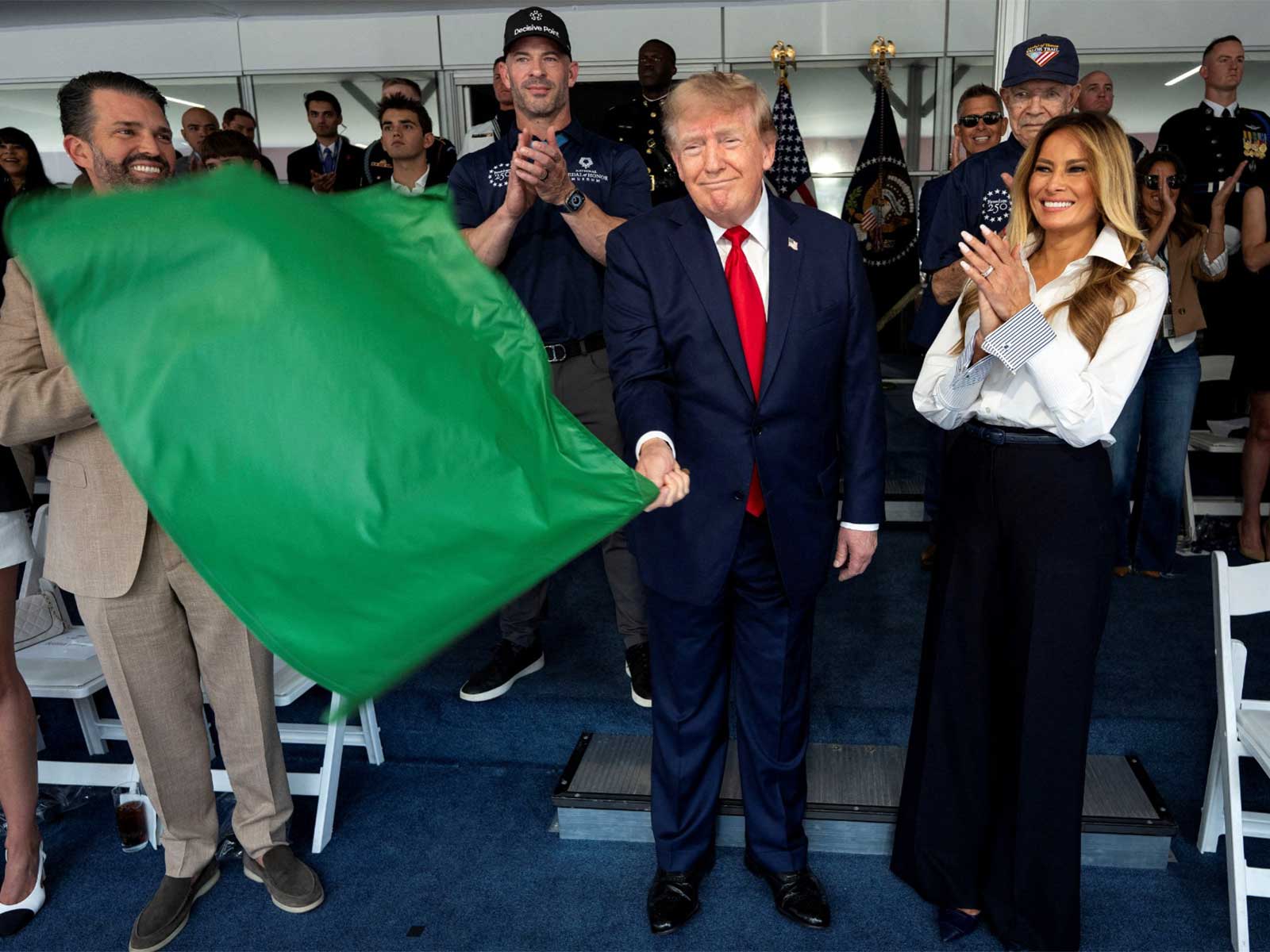 Trump waves green flag to kick off Freedom 250 Grand Prix in&hellip;