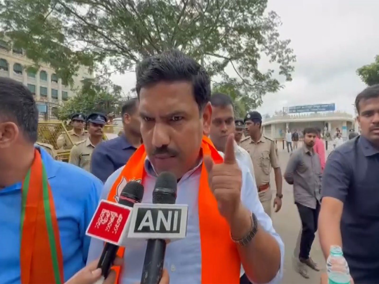 Karnataka BJP State President BY Vijayendra (Photo/ANI) Karnataka BJP State President BY Vijayendra (Photo/ANI)
