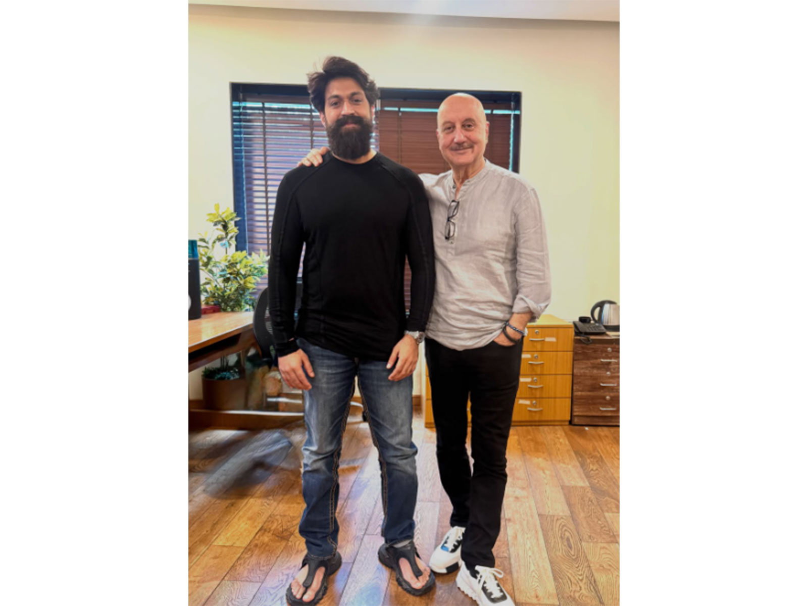Yash, Anupam Kher (Photo/Instagram/@anupampkher) Yash, Anupam Kher (Photo/Instagram/@anupampkher)