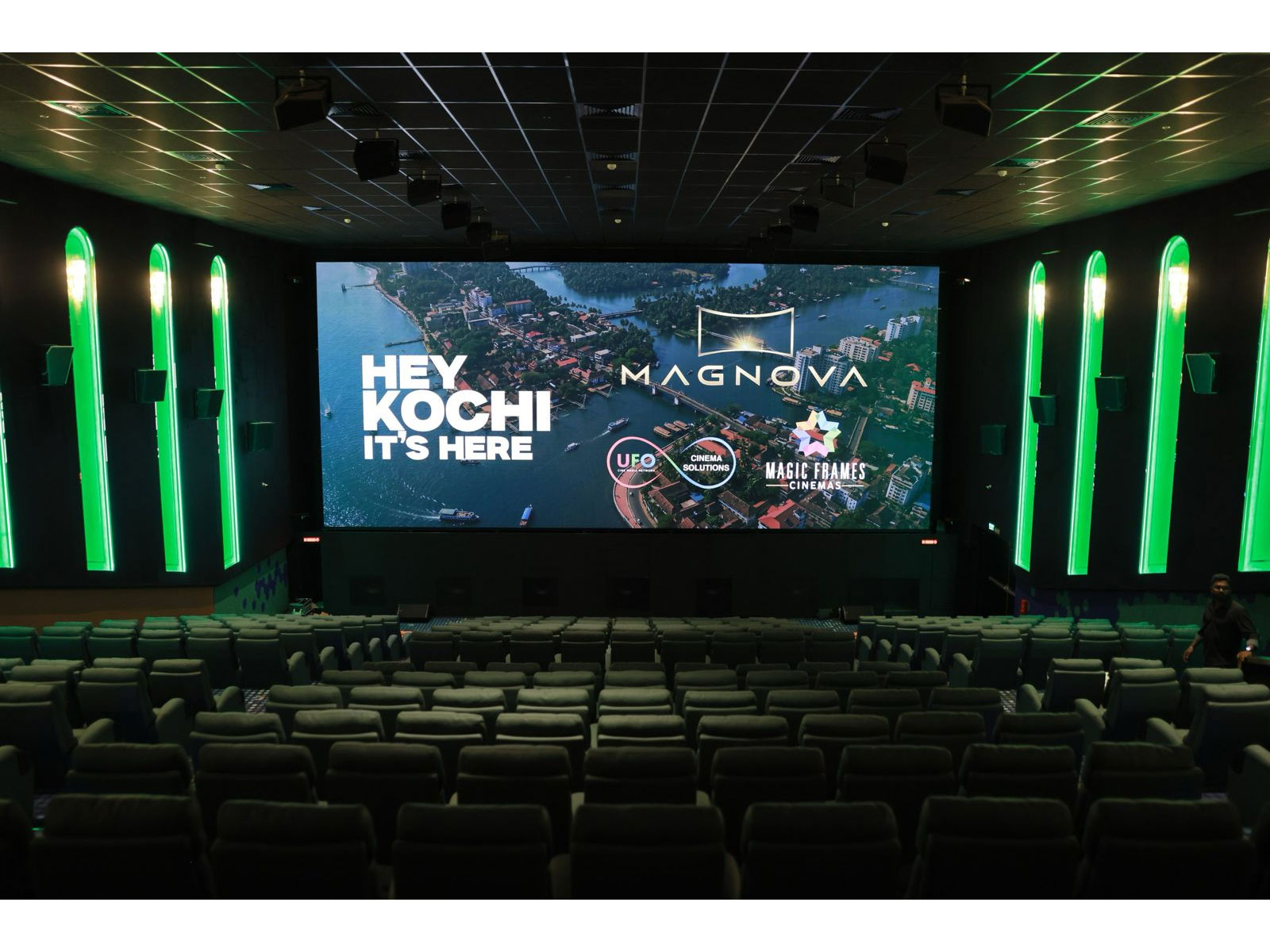 UFO Cinema Solutions Introduces India’s First Acoustic Transparent Direct View 4K HDR LED Cinema Screen