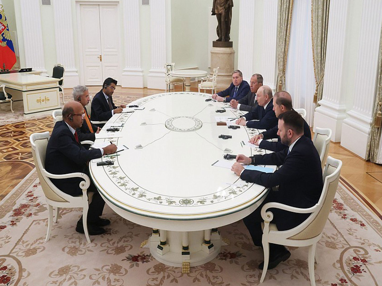 External Affairs Minister S Jaishankar with Russian President Vladimir Putin (Photo/Kremlin) External Affairs Minister S Jaishankar with Russian President Vladimir Putin (Photo/Kremlin)