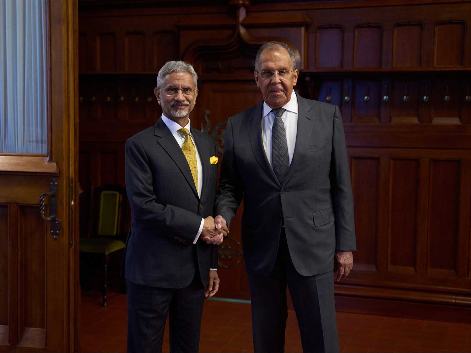 External Affairs Minister S Jaishankar meet Russian Foreign Minister Sergey Lavrov (Photo/X/Sergey Lavrov)