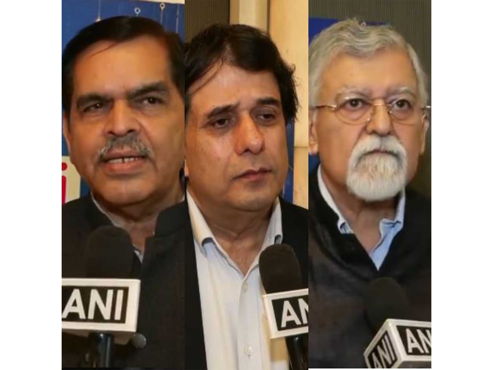 Economist Ashwani Mahajan,Kapil Kaul, CEO and Director of CAPA India and former NITI Aayog Member Arvind Virmani (L-R) (Photo/ANI) Economist Ashwani Mahajan,Kapil Kaul, CEO and Director of CAPA India and former NITI Aayog Member Arvind Virmani (L-R) (Photo/ANI)