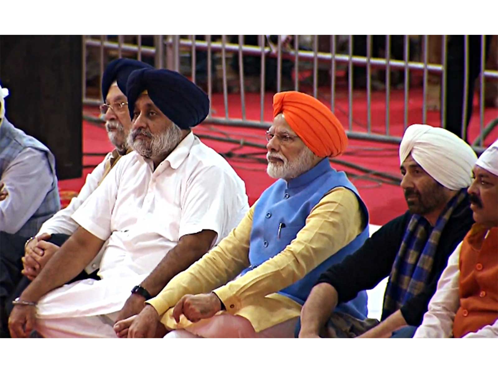 A visual of Prime Minister Narendra Modi and SAD chief Sukhbir Singh Badal (Photo/ANI) A visual of Prime Minister Narendra Modi and SAD chief Sukhbir Singh Badal (Photo/ANI)