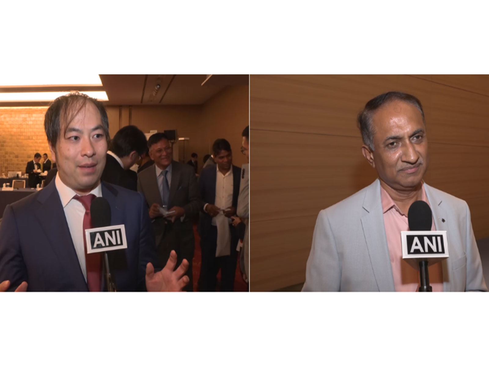 Yousuke Okada, Founder and CEO of ABEJA, Inc.; Rajesh M. Revankar, Chairman of the Electronics and Computer Software Export Promotion Council (Photo/ANI)