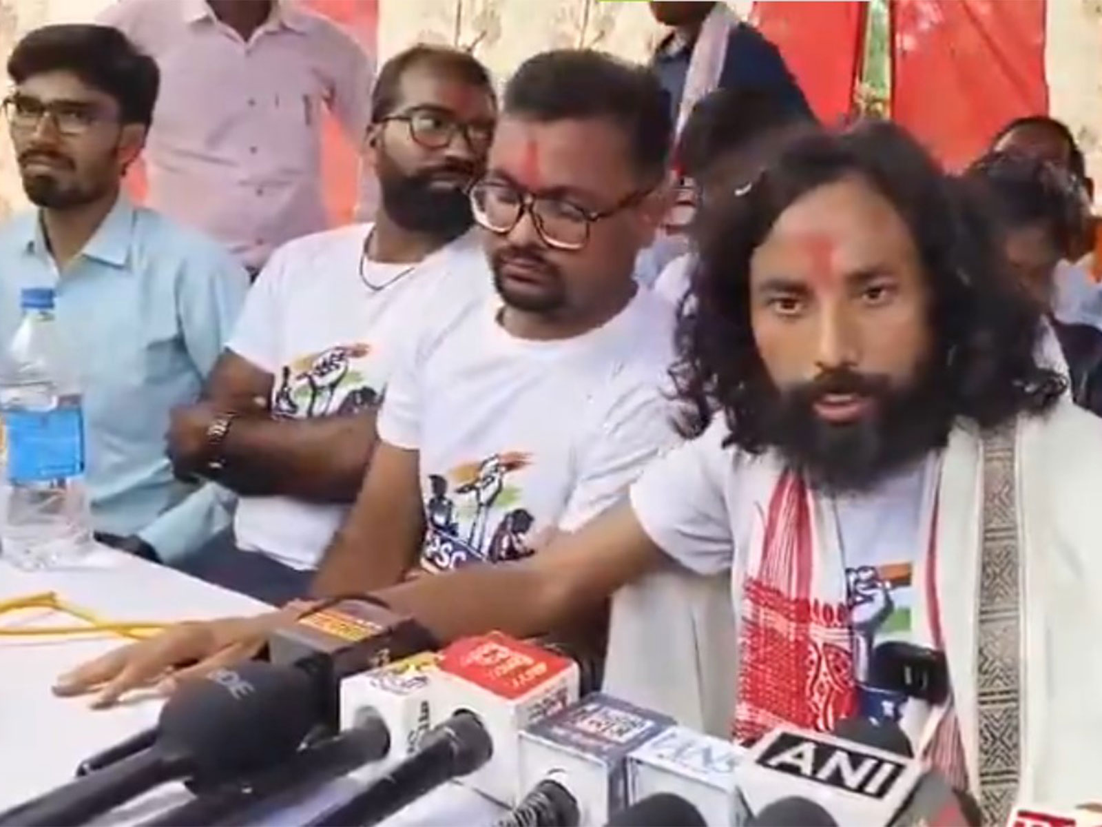 Jharkhand Loktantrik Krantikari Morcha (JLKM) leader Devendra Nath Mahto (Photo/ANI)