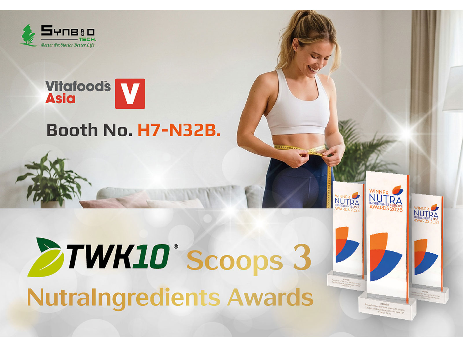 SynbioTech to Present TWK10® Research and Microbiome CDMO Platform in the Emerging GLP-1 Companion-Nutrition Market at Vitafoods Asia 2026 SynbioTech to Present TWK10® Research and Microbiome CDMO Platform in the Emerging GLP-1 Companion-Nutrition Market at Vitafoods Asia 2026