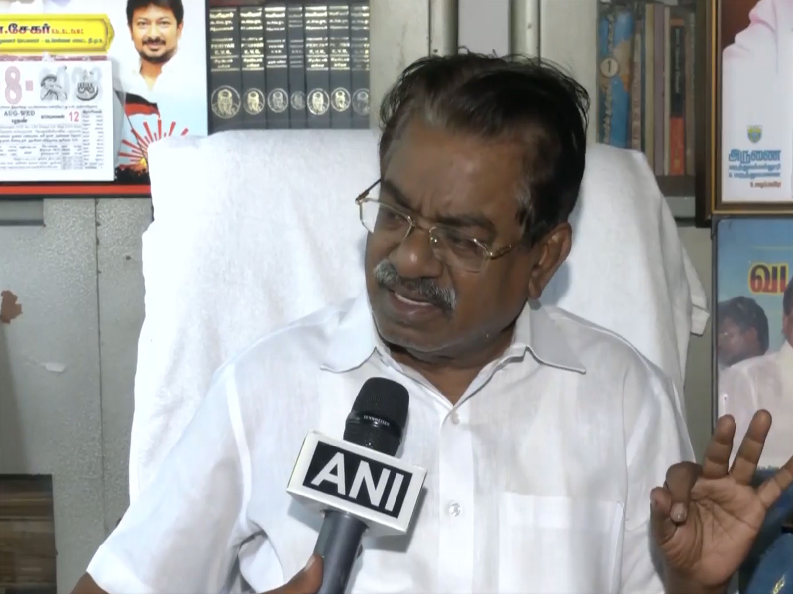 DMK spokesperson TKS Elangovan (Photo/ANI)
