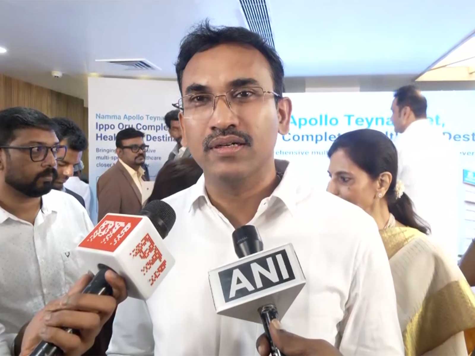 Tamil Nadu Health Minister KG Arunraj (Photo/ANI) Tamil Nadu Health Minister KG Arunraj (Photo/ANI)