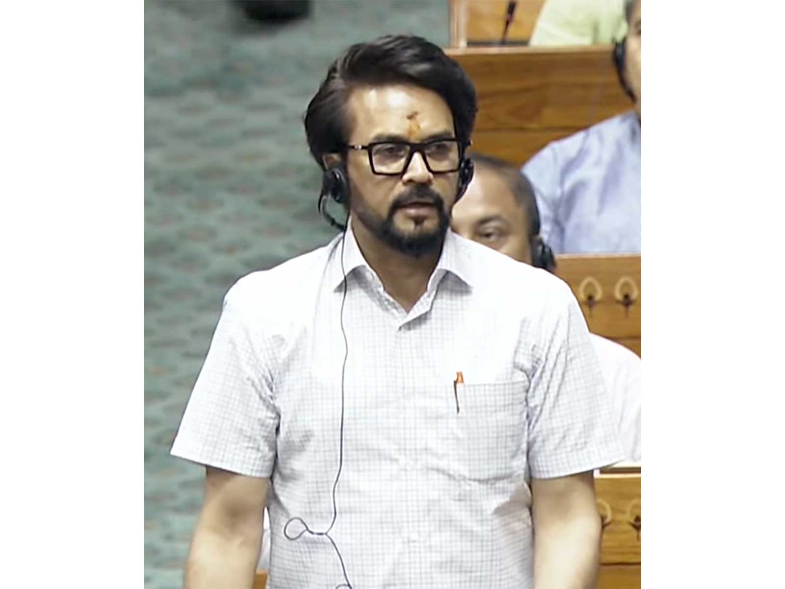 BJP MP Anurag Singh Thakur (File photo/ANI)