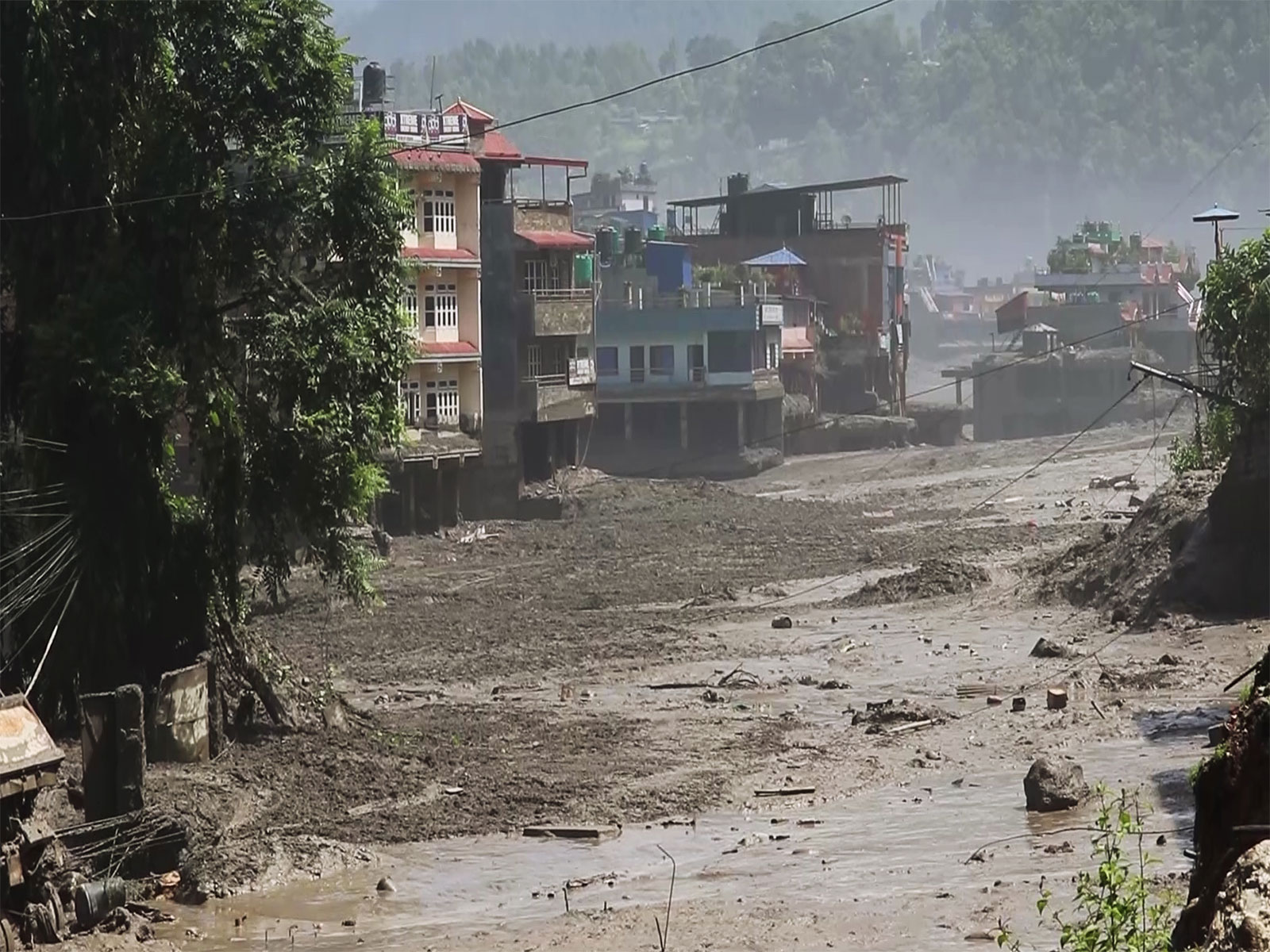 Visual from Nepal after flash floods (Photo/ANI) Visual from Nepal after flash floods (Photo/ANI)