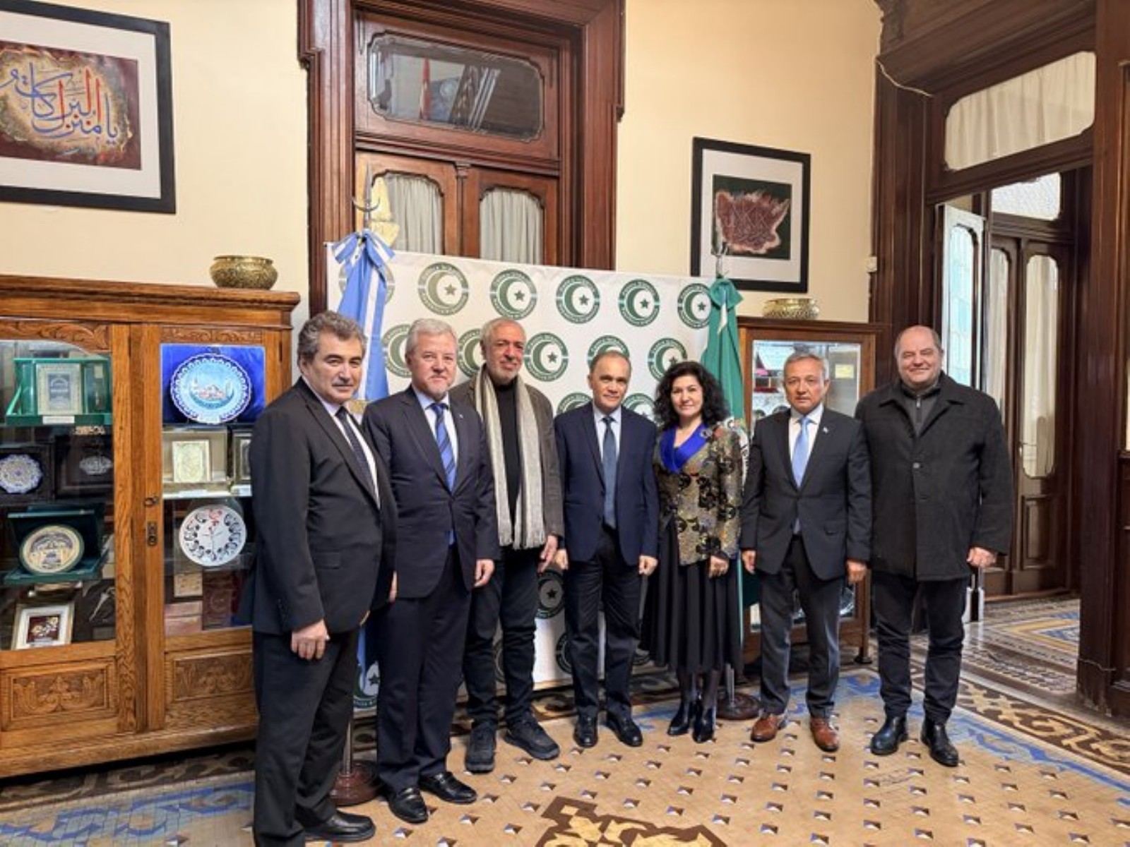 Uyghur delegation meeting Omar Abboud, Vice President of the Islamic Center of the Argentine Republic (Photo/Campaign For Uyghurs)