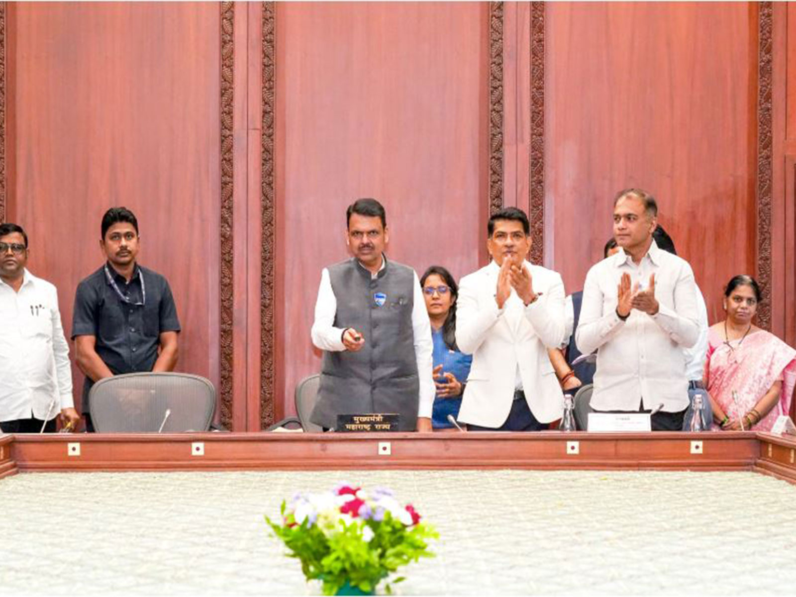 Maharashta CM Devendra Fadnavis at the launch (Photo/ Maharashtra CMO)