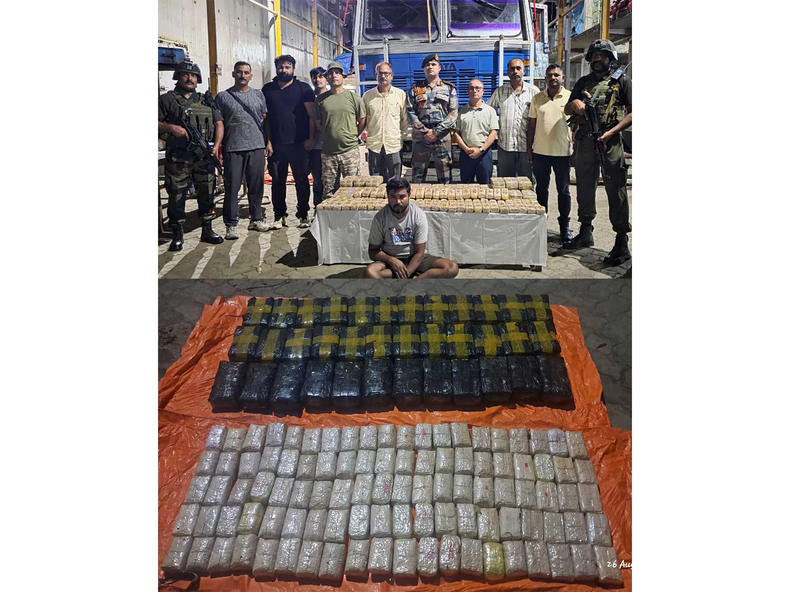 The apprehended drug peddler (Photo/X/@official_dgar)