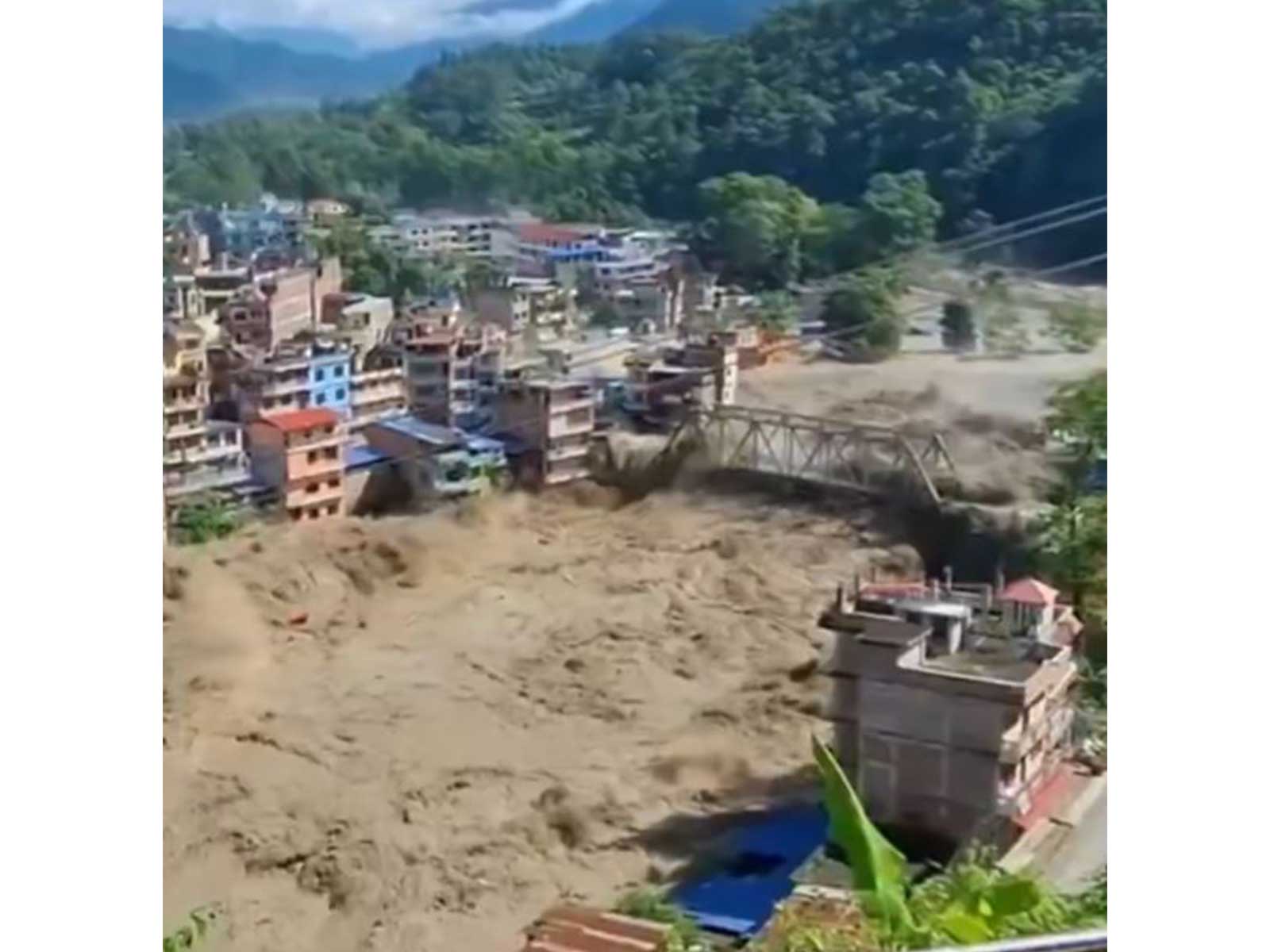 Visuals from Nepal's Rasuwa (Photo/@NepalPoliceHQ) Visuals from Nepal's Rasuwa (Photo/@NepalPoliceHQ)