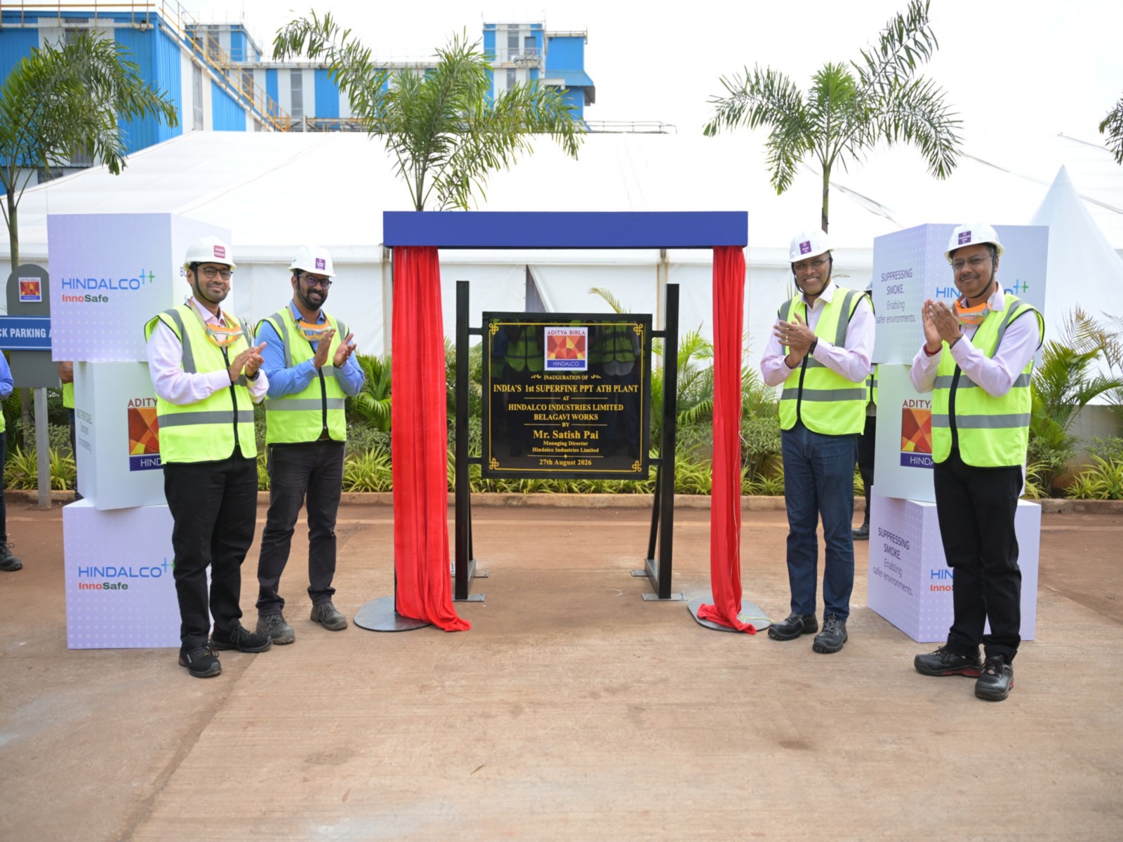 Hindalco Commissions India’s First Superfine PPT ATH Plant (Photo/ANI)