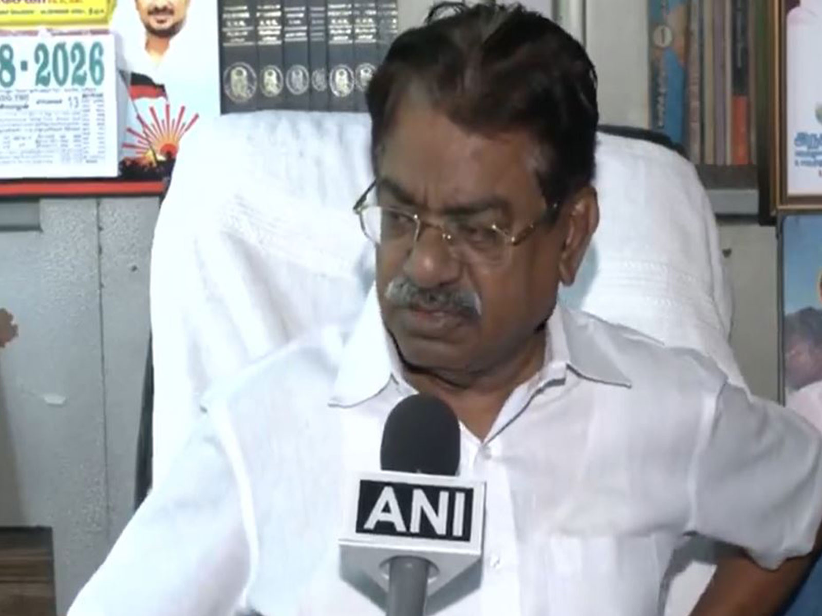 On Cauvery water release issue, DMK spokesperson TKS Elangovan (Photo/ ANI)