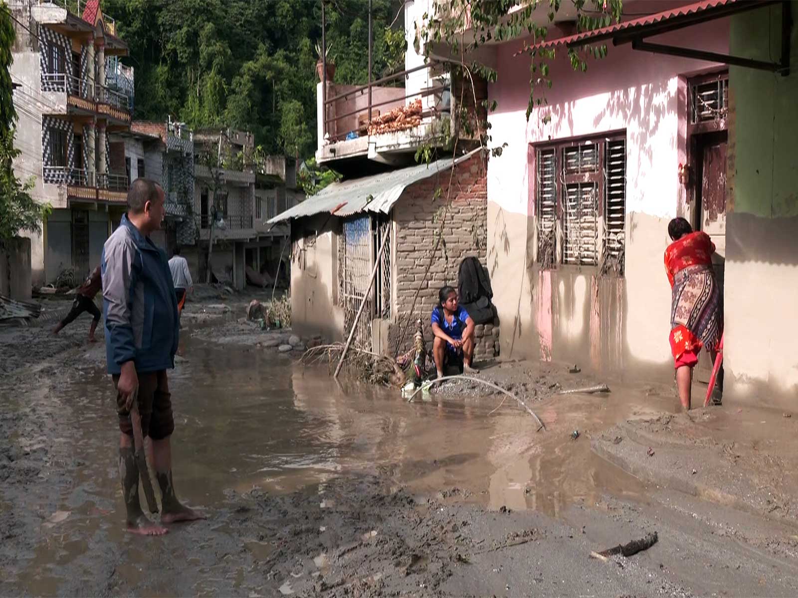 Flash floods hit Nepal (Photo/ANI)