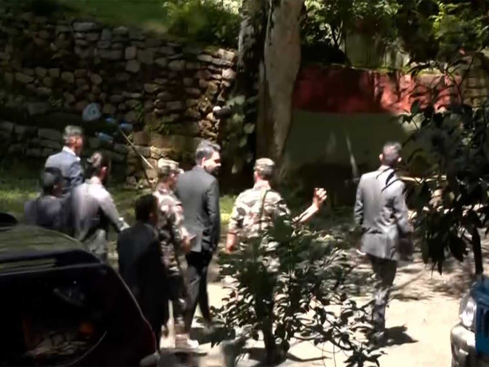 Nepal PM Balendra Shah visits flood-hit Nuwakot (Photo/ANI)