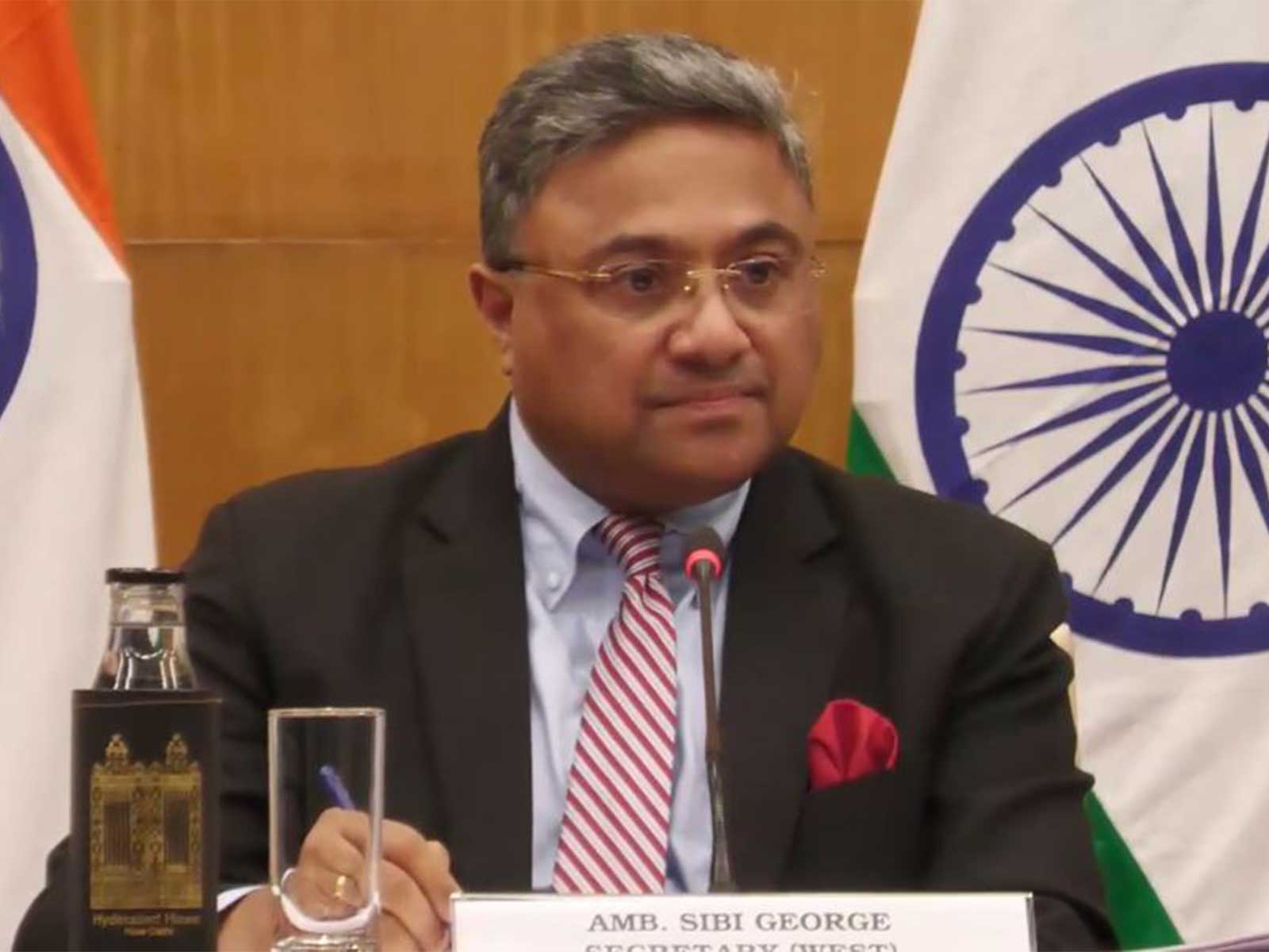 MEA Secretary (West) Sibi George (Photo/Youtube@Ministry of External Affairs)
