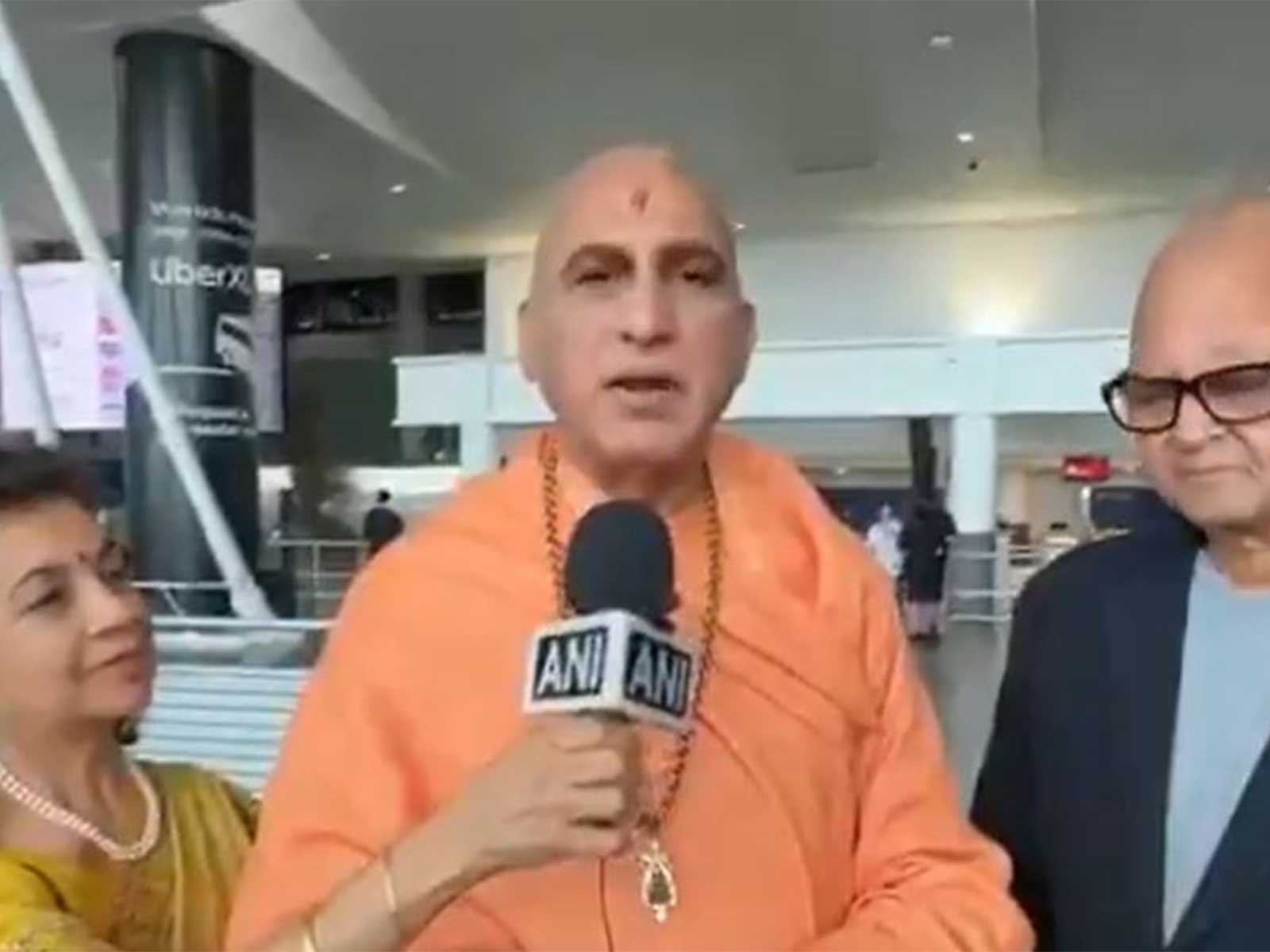Acharya Mahamandaleshwar Shri Swami Avdheshanand Giri Ji Maharaj (Photo/ANI) Acharya Mahamandaleshwar Shri Swami Avdheshanand Giri Ji Maharaj (Photo/ANI)