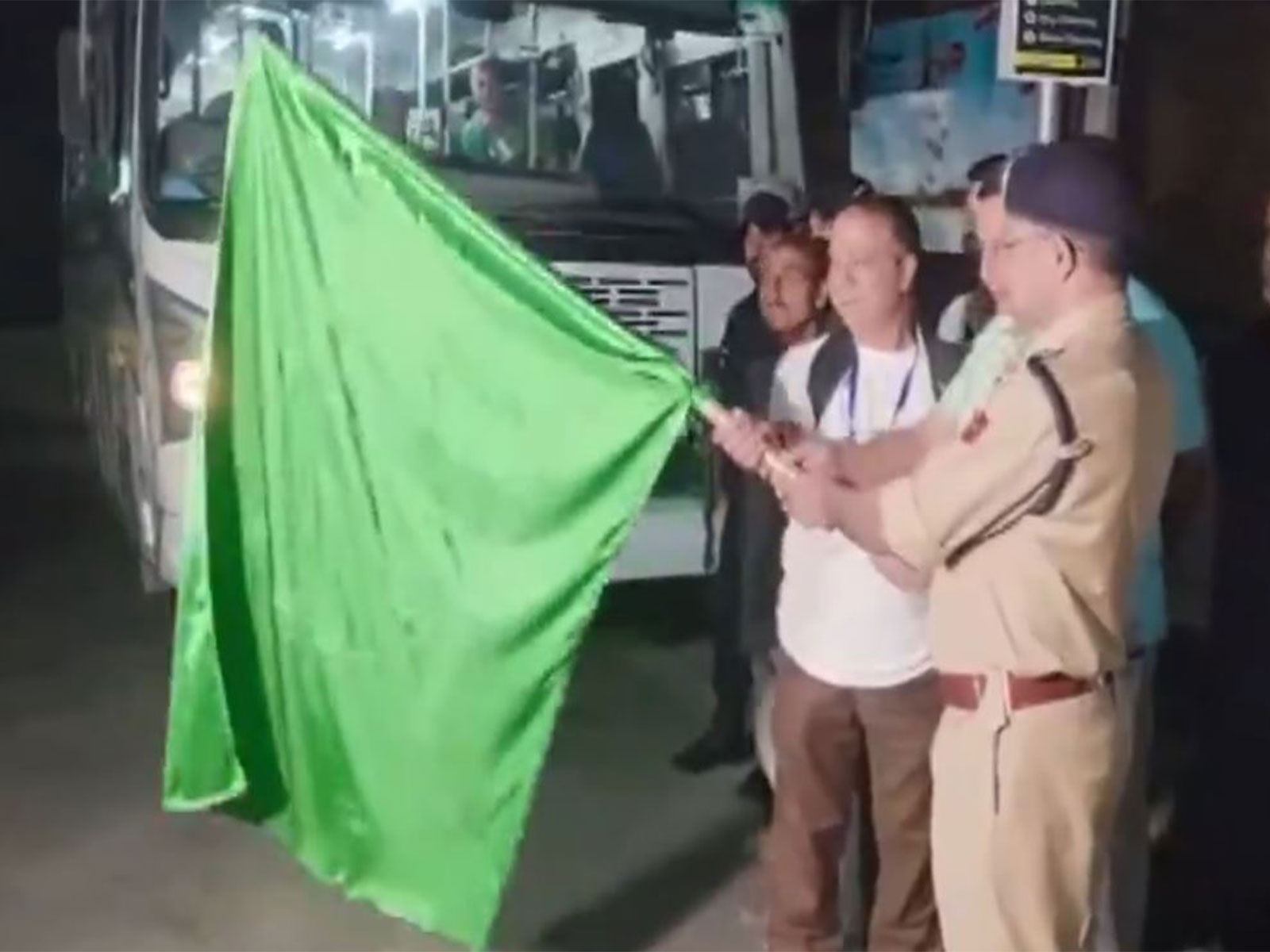 The annual Chota Amarnath Yatra was officially flagged off from Kaloosa in Bandipora district amid tight security. (Photo/ ANI) The annual Chota Amarnath Yatra was officially flagged off from Kaloosa in Bandipora district amid tight security. (Photo/ ANI)