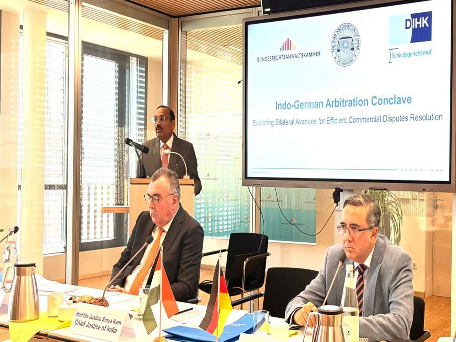 CJI Surya Kant at the Indo-German Arbitration Conclave (Photo/ANI)