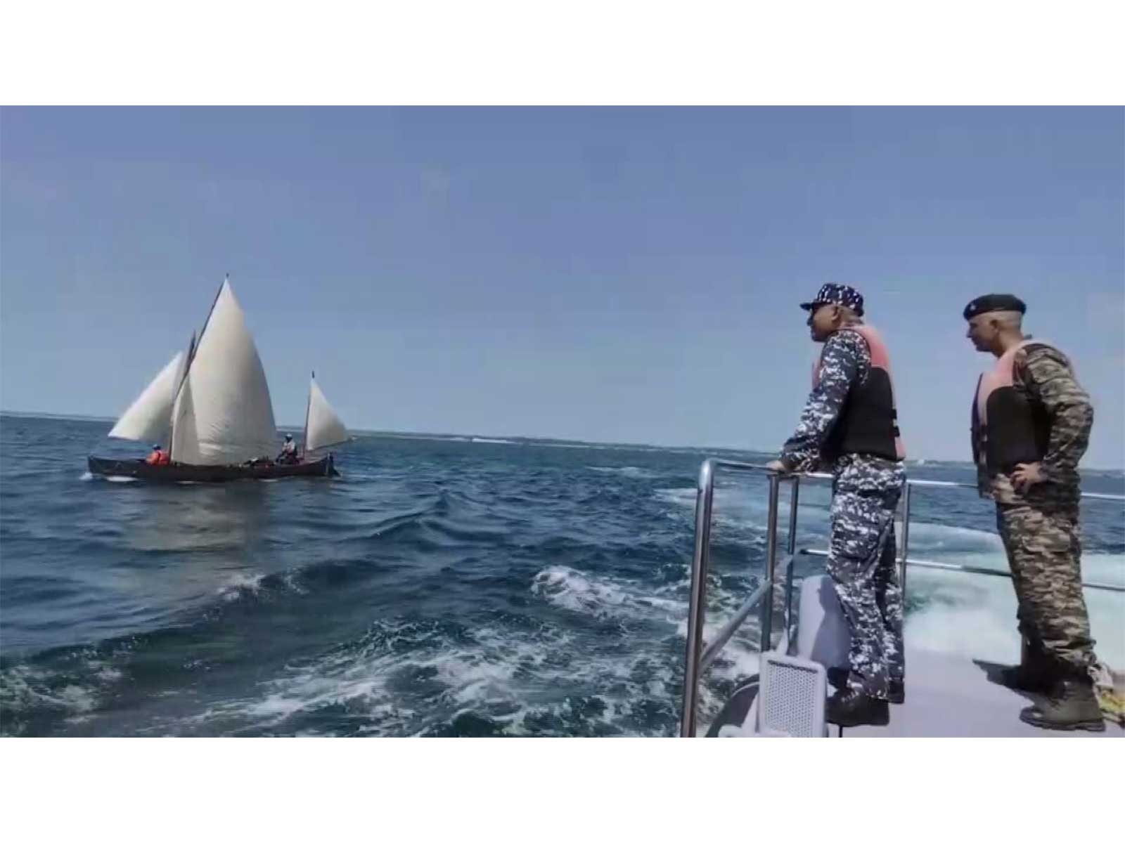 Twenty Naval Wing NCC cadets successfully completed an adventure sailing expedition from Rameswaram port to Dhanushkodi (Photo/ ANI) Twenty Naval Wing NCC cadets successfully completed an adventure sailing expedition from Rameswaram port to Dhanushkodi (Photo/ ANI)
