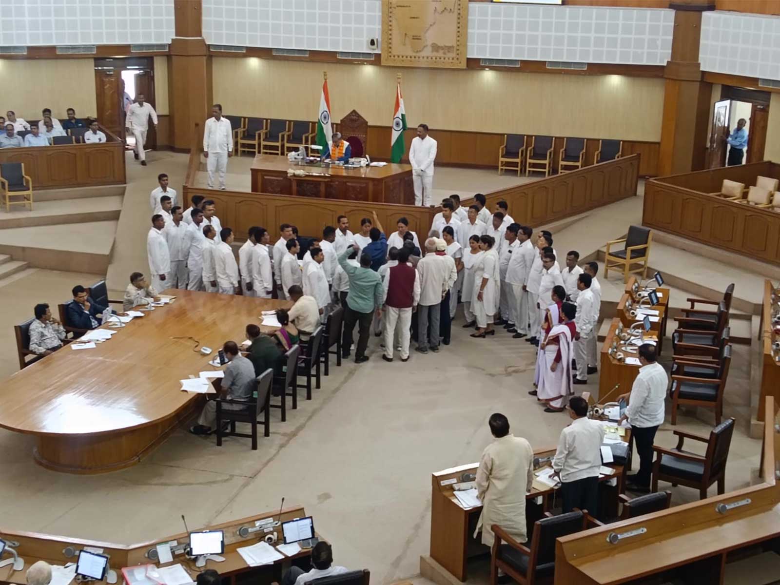 Tripura Legislative Assembly on second day of the ongoing Monsoon Session (Photo/ANI) Tripura Legislative Assembly on second day of the ongoing Monsoon Session (Photo/ANI)