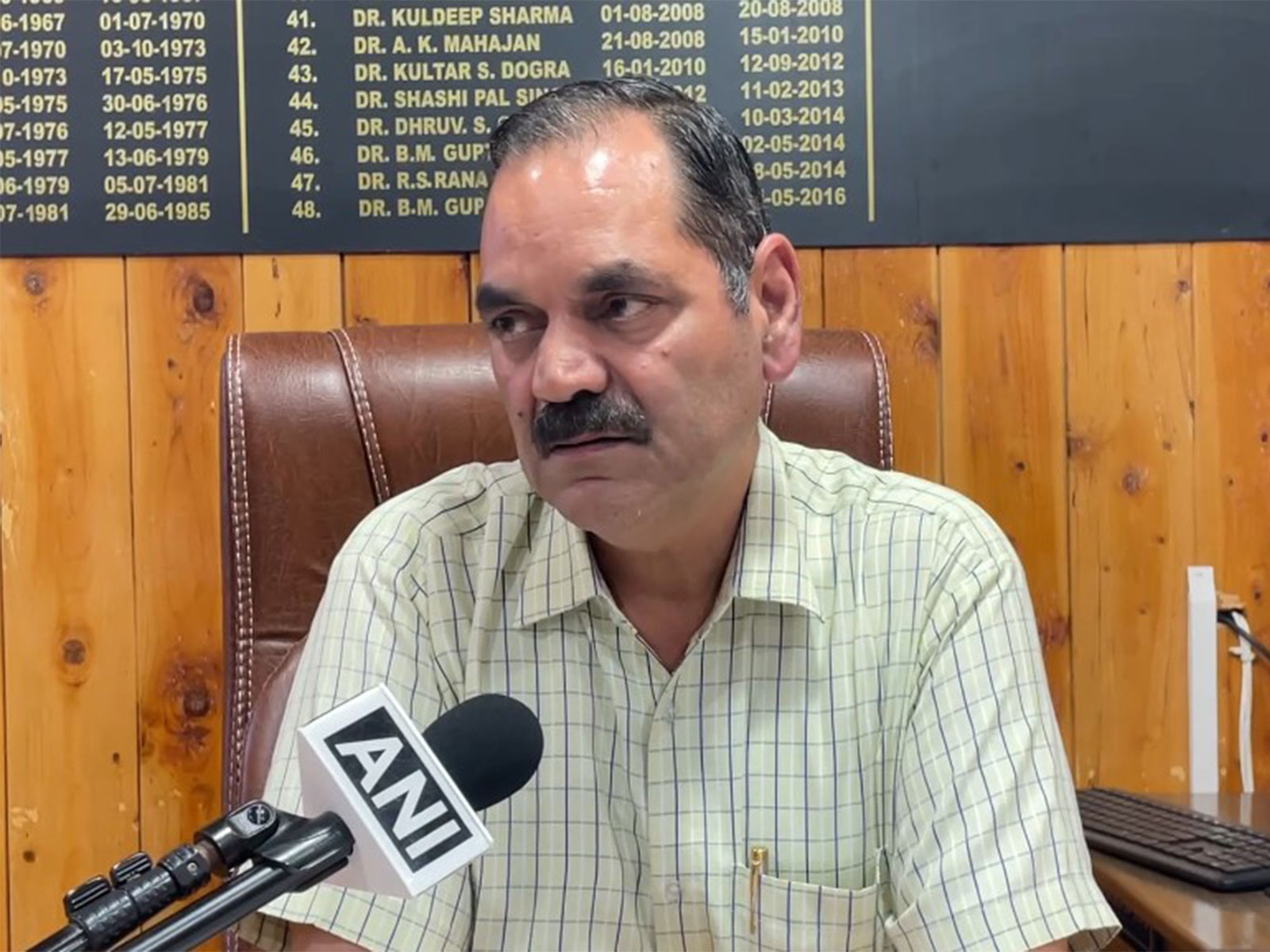 Kangra Chief Medical Officer Dr Omesh Bharti (Photo/ANI)
