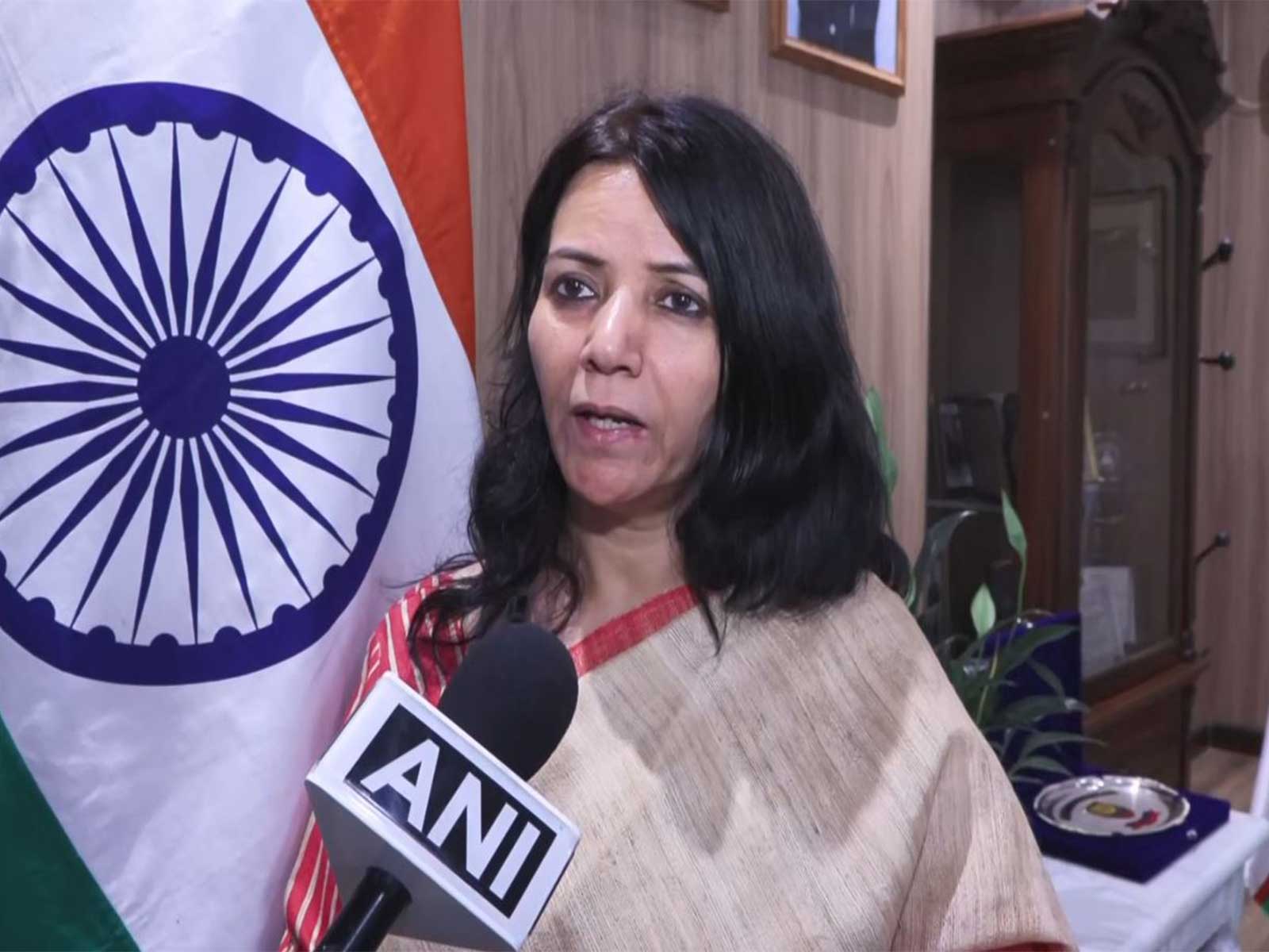 Indian Ambassador to Uzbekistan Smita Pant (Photo/ANI) Indian Ambassador to Uzbekistan Smita Pant (Photo/ANI)