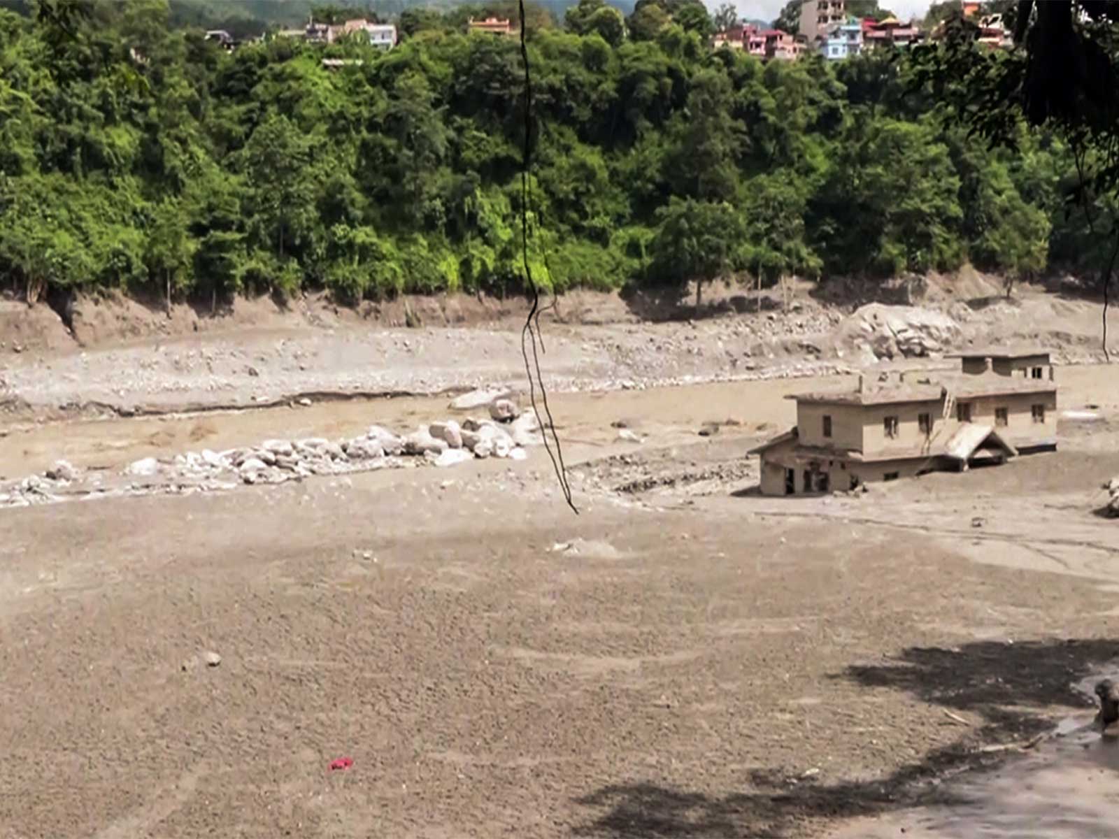 Aftermath of devastating flash floods in Trishuli area (Photo/ANI)
