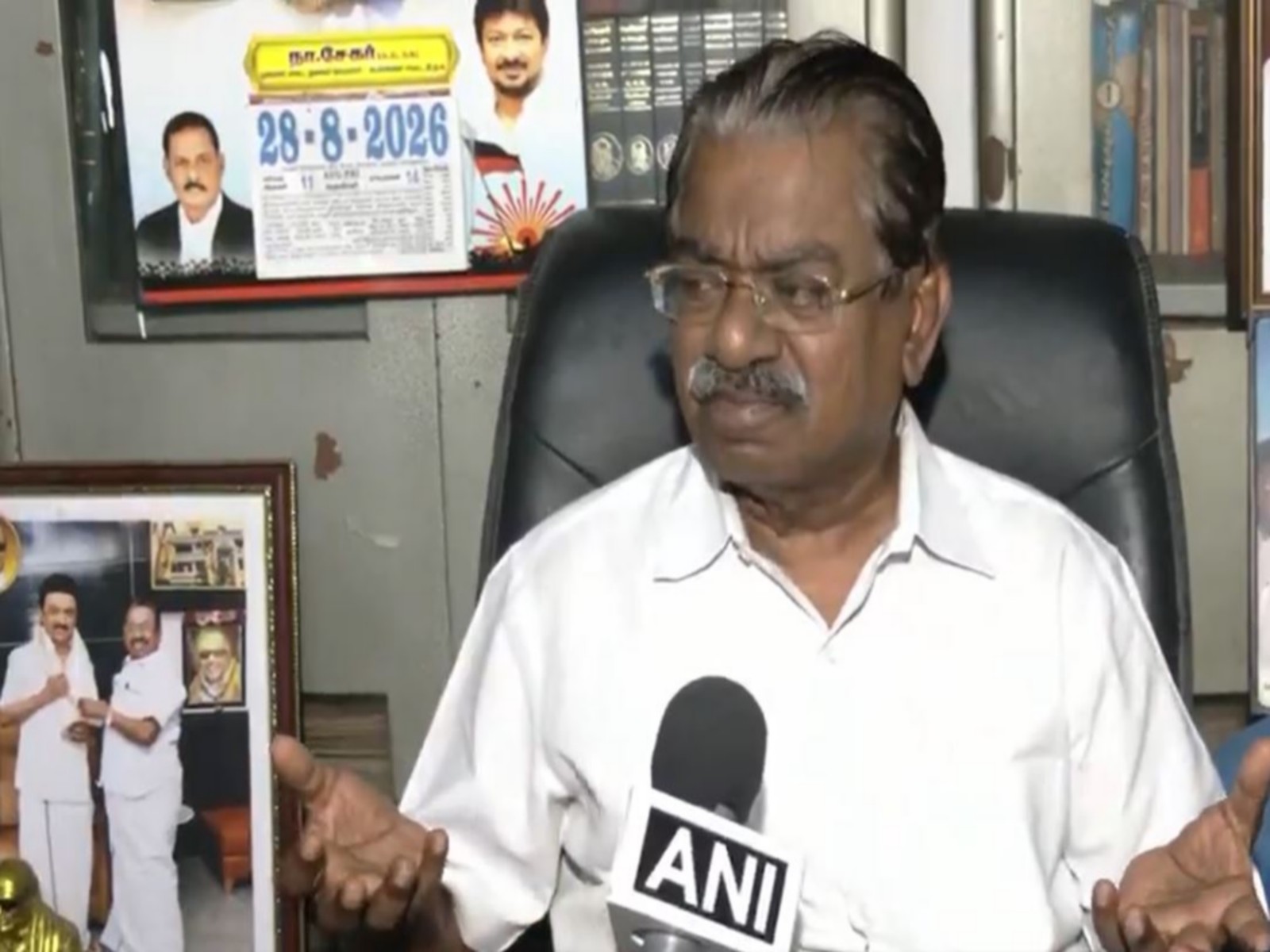 DMK spokesperson TKS Elangovan (Photo/ANI)