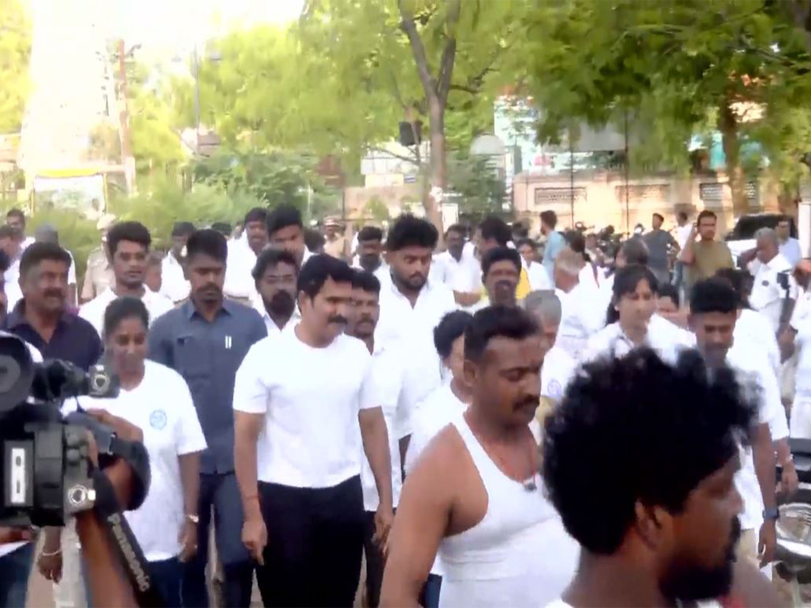 Tamil Nadu Minister Nirmal Kumar joins ‘Say No Drugs’ walkathon&hellip;