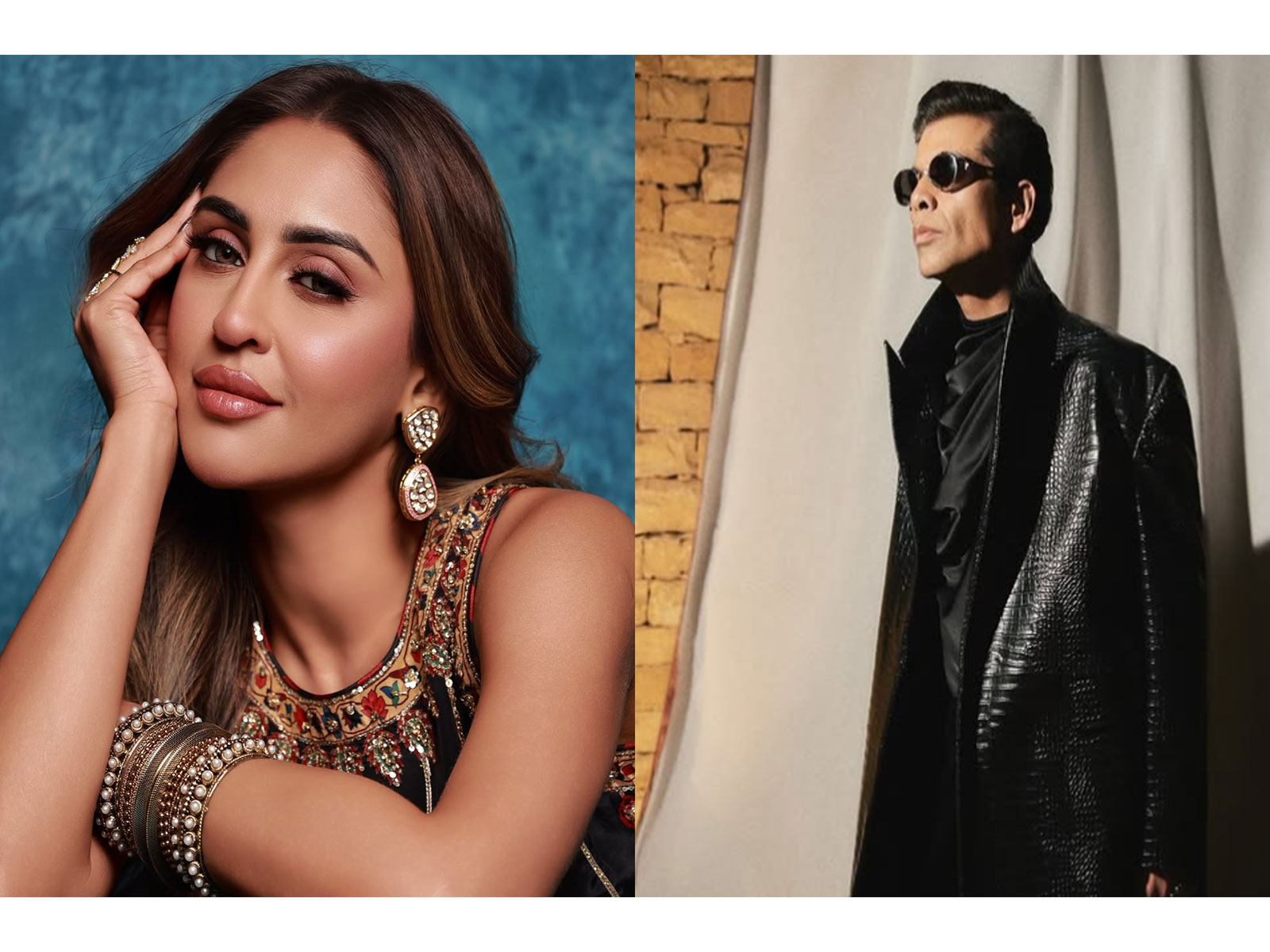 Krystle D’Souza, Karan Johar (Photos/instagram/@krystledsouza/@karanjohar)