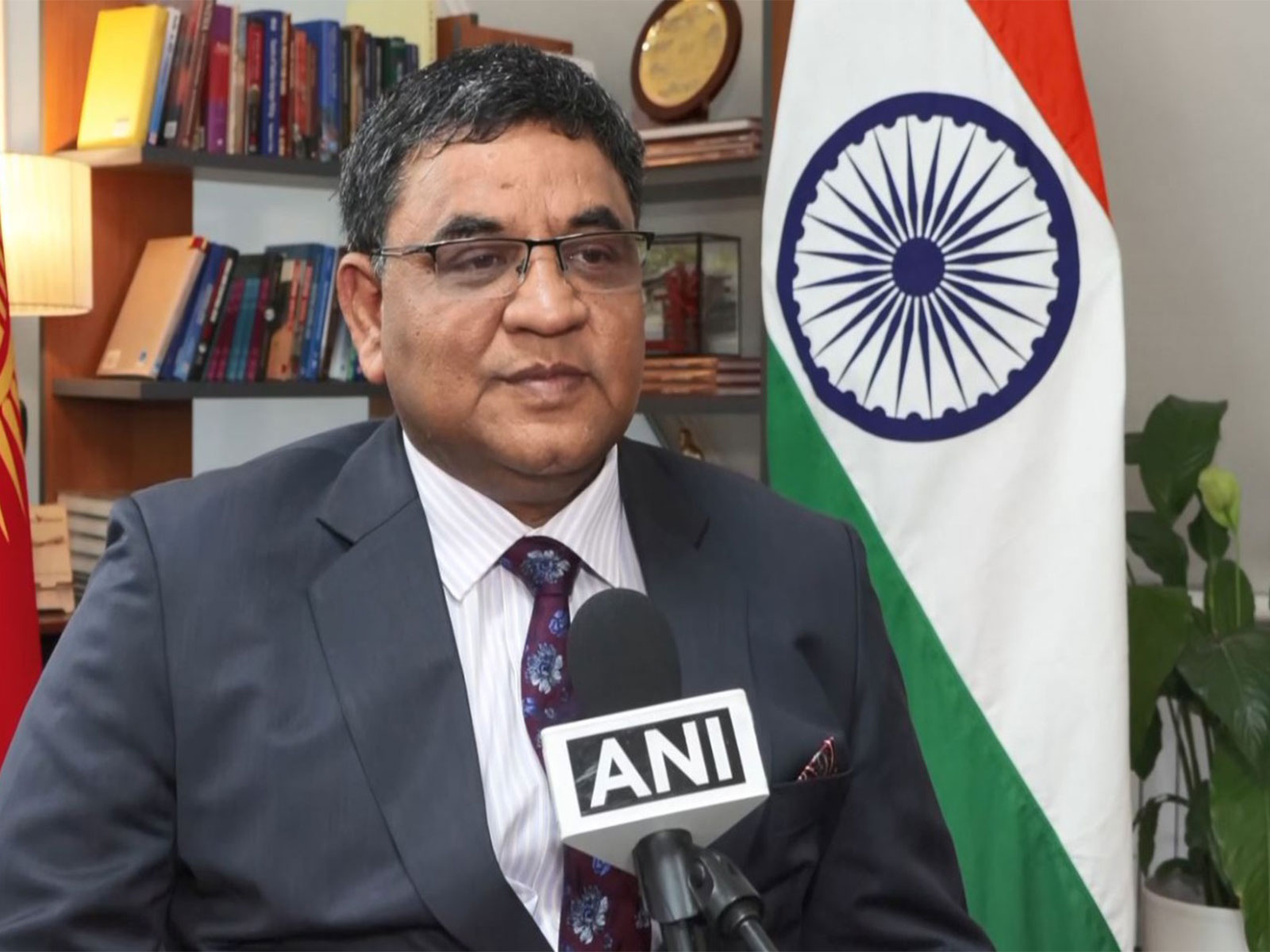 India’s Ambassador to the Kyrgyz Republic Birender Singh Yadav. (Photo/ANI)