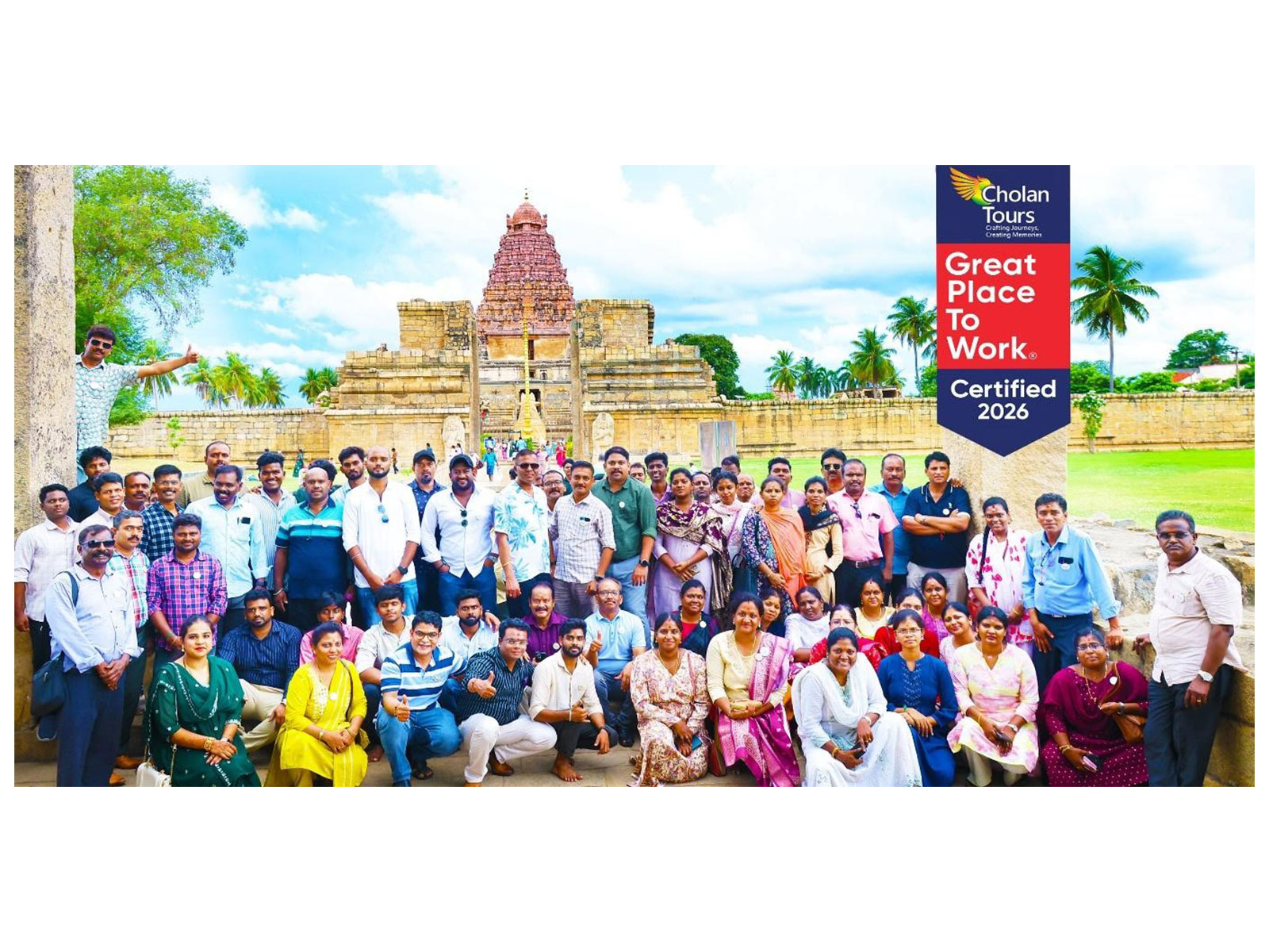 Beyond Great Journeys: Cholan Tours Sets a New Benchmark as a Great Place to Work® Beyond Great Journeys: Cholan Tours Sets a New Benchmark as a Great Place to Work®