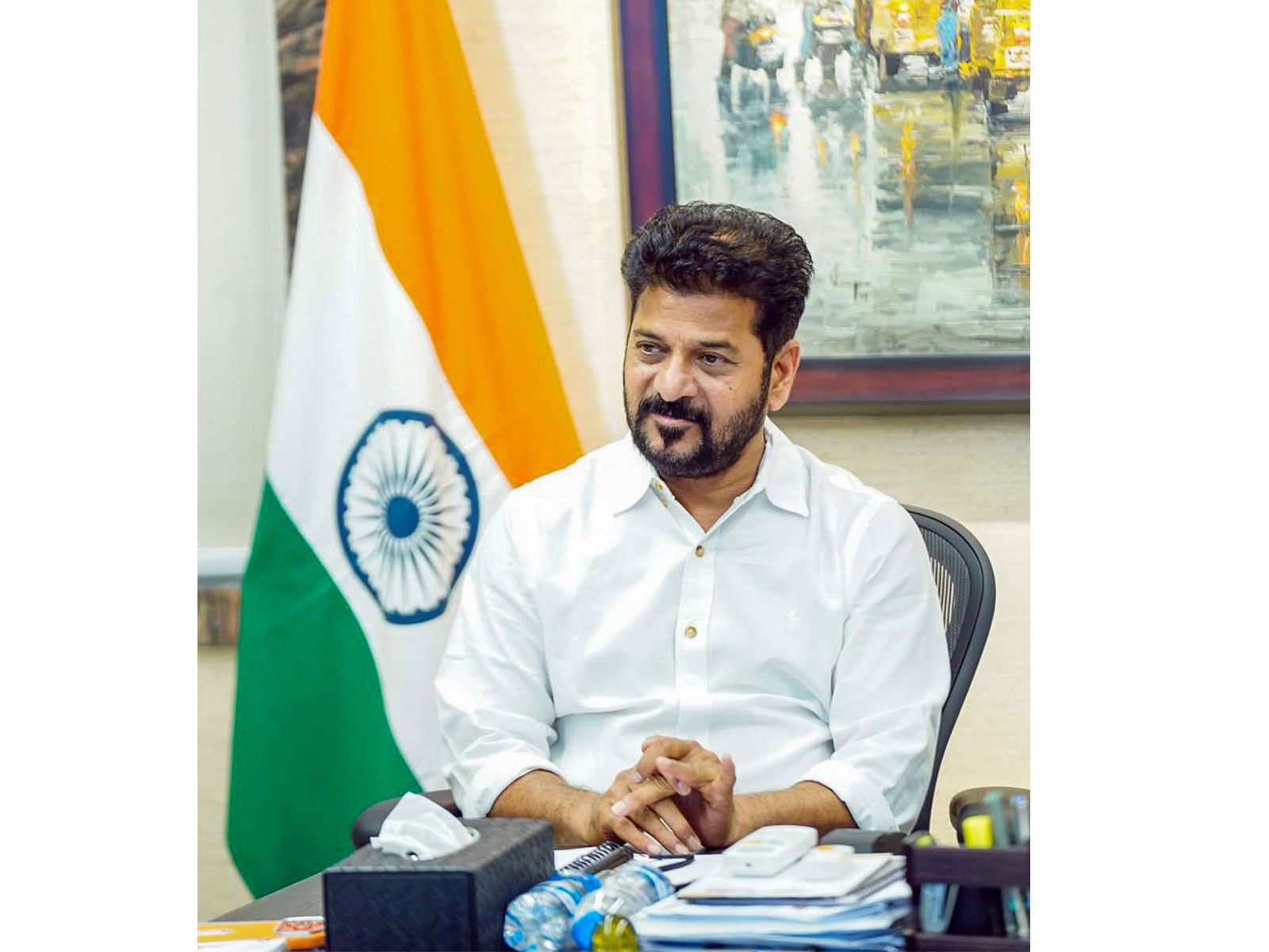 Telangana Chief Minister Revanth Reddy (Photo/ANI)