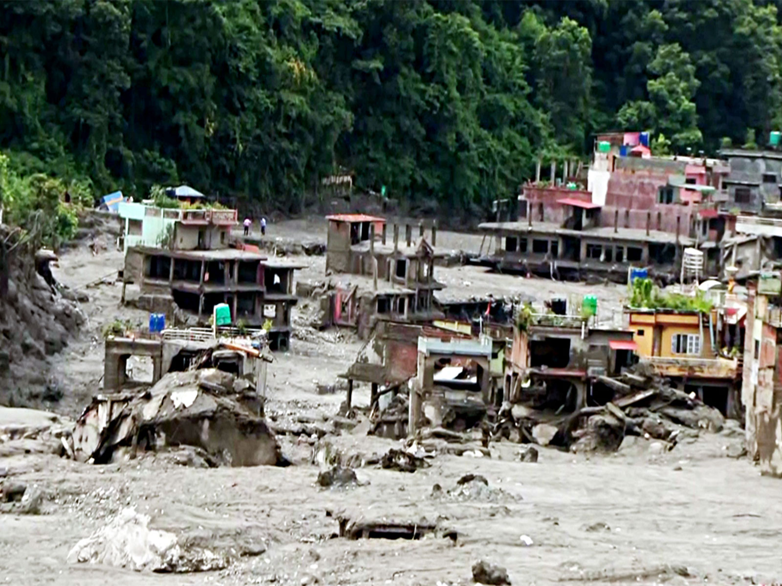 Aftermath of devastating flash floods of the Trishuli River in Kathmandu (Photo/ANI)