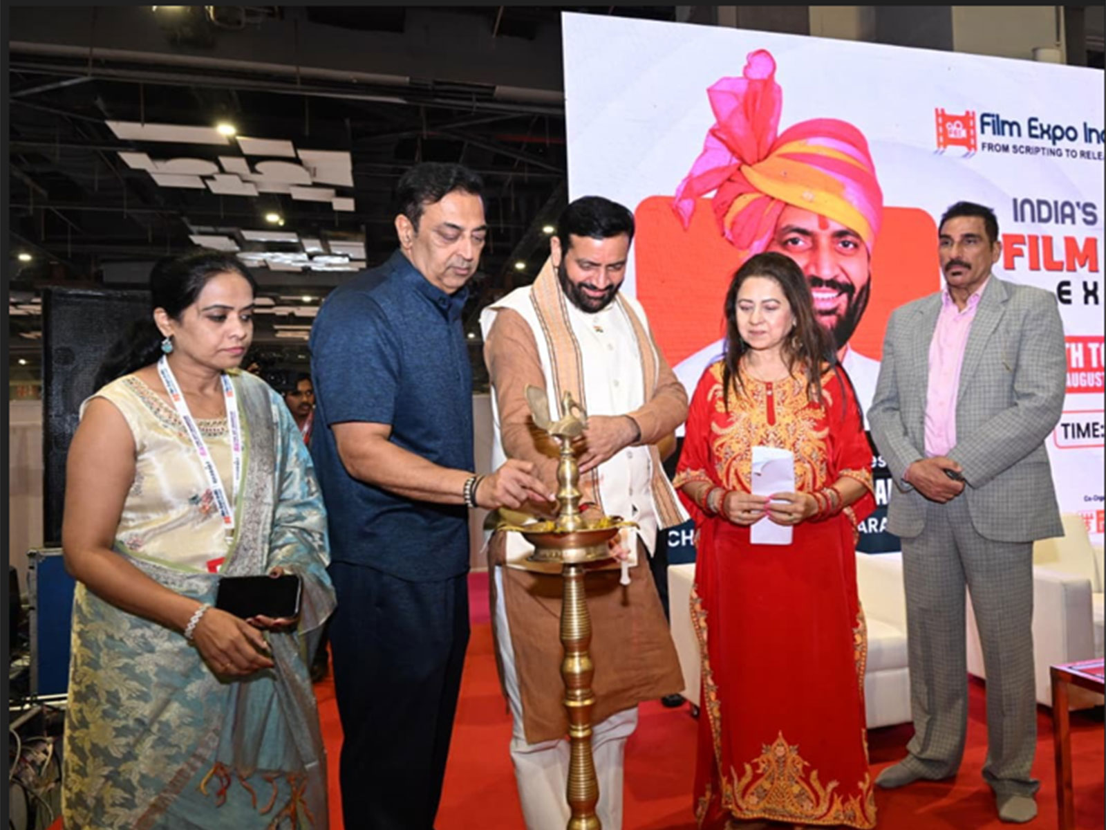 Haryana CM Nayab Singh Saini at Film Expo in New Delhi (photo: Haryana PR) Haryana CM Nayab Singh Saini at Film Expo in New Delhi (photo: Haryana PR)
