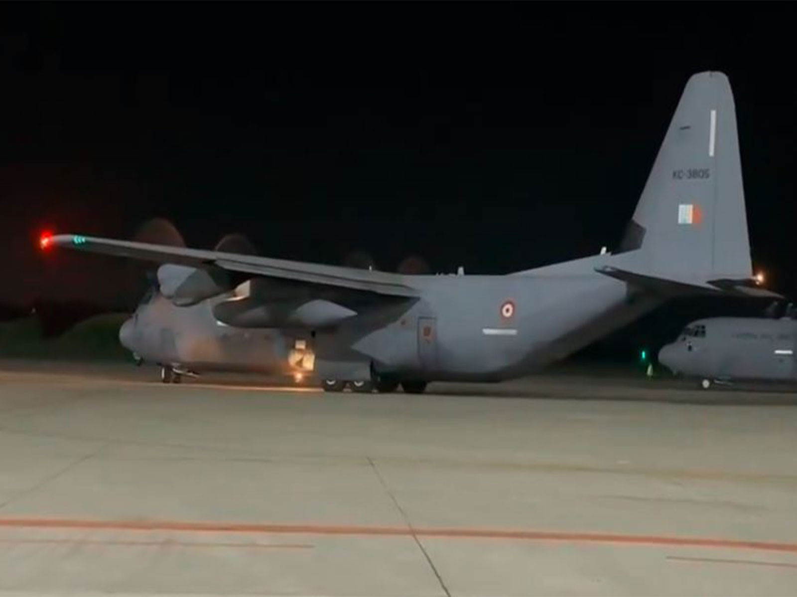 Indian Air Force plane with relief supplies for Nepal (Screengrab/X@DrSJaishankar)