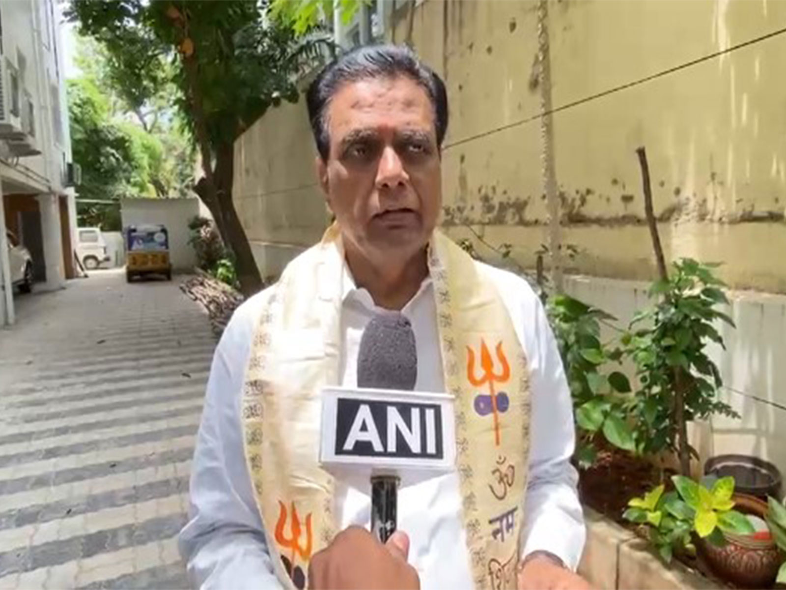 Telangana BJP Chief Spokesperson and Media In-charge N V Subash (Photo/ANI)