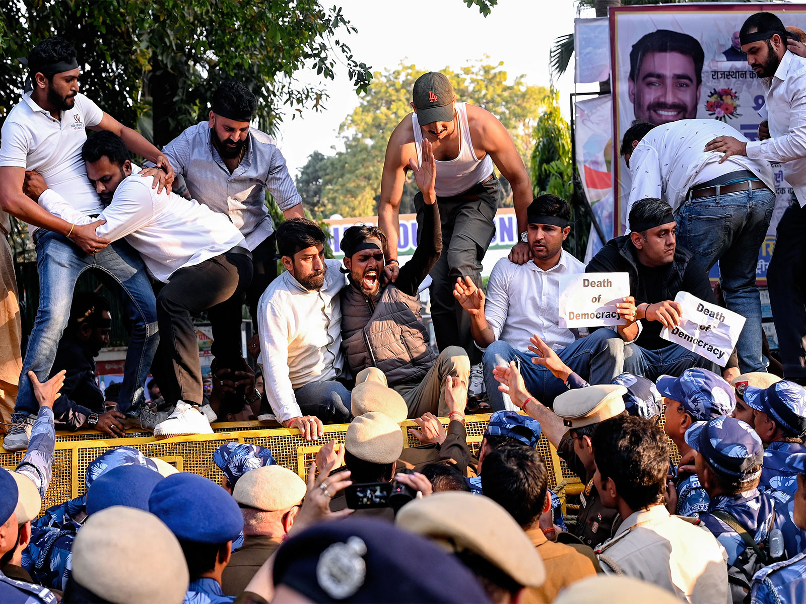 Indian Youth Congress stage a protest in Delhi (File Photo/ANI) Indian Youth Congress stage a protest in Delhi (File Photo/ANI)
