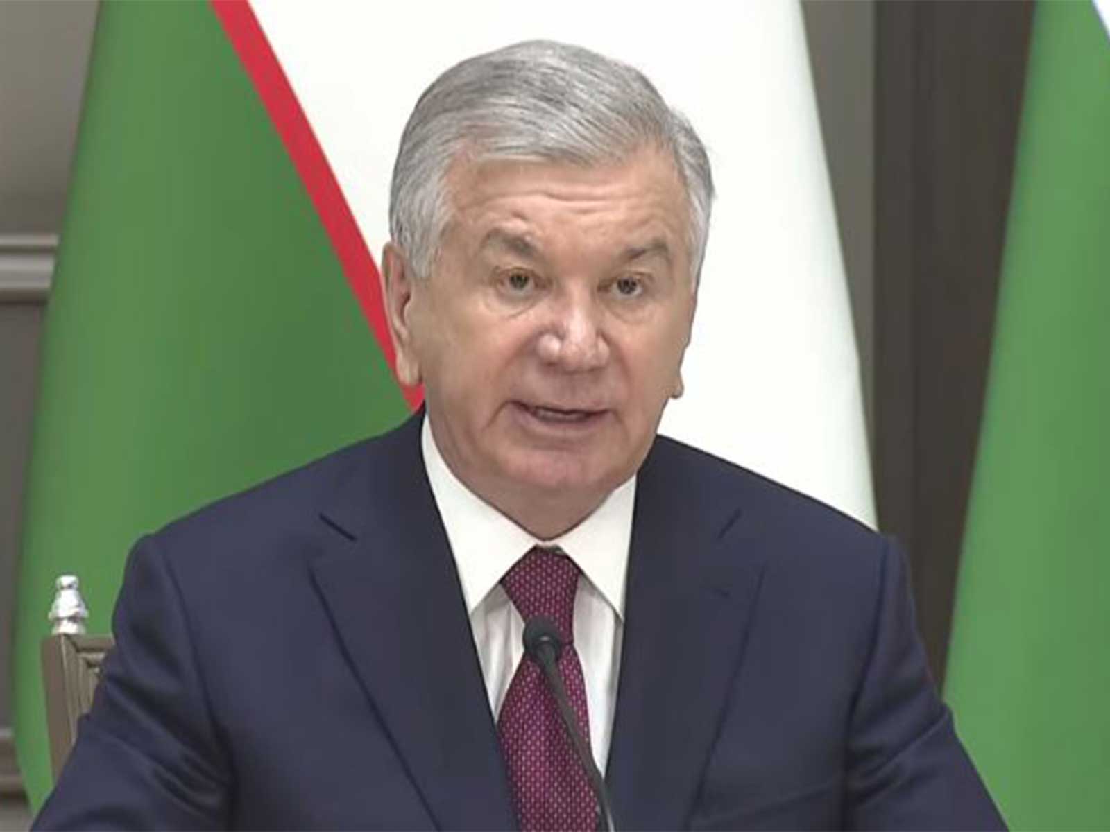 Uzbekistan President Shavkat Mirziyoyev (Photo/Youtube@NarendraModi)