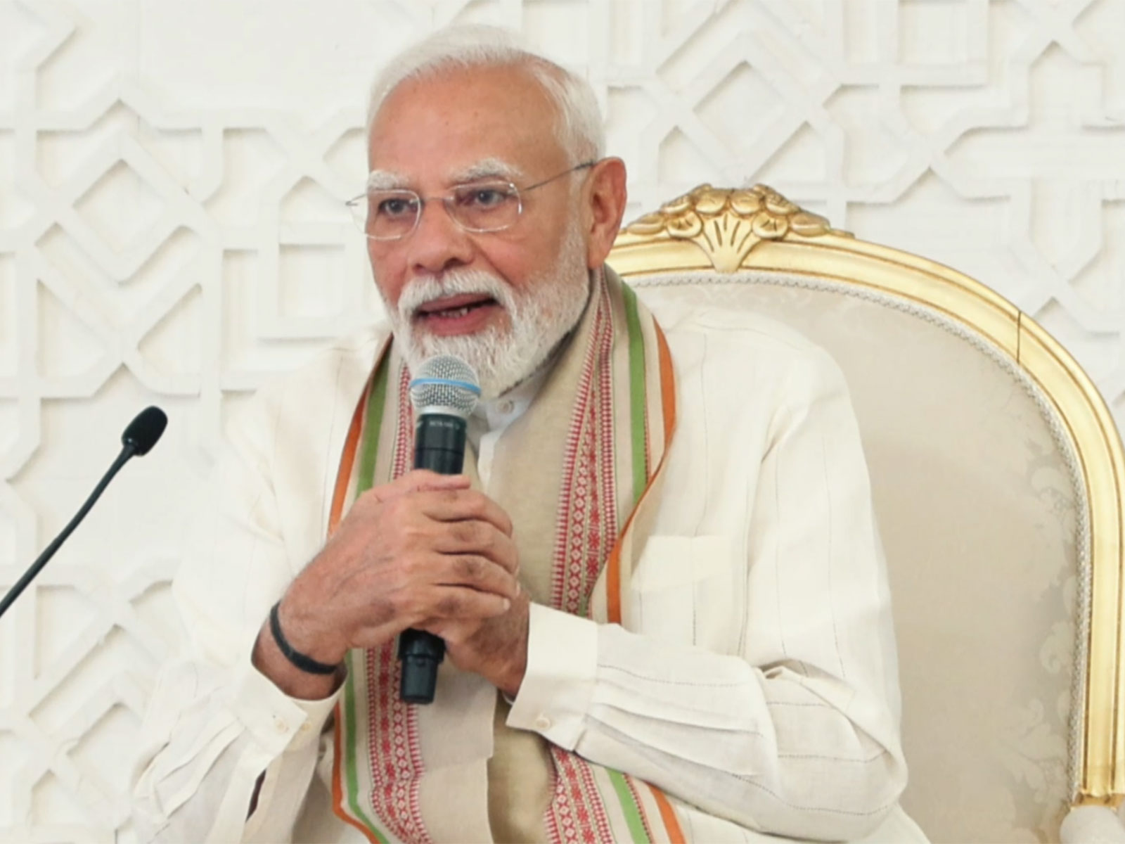 Prime Minister Narendra Modi addressing the audience at the Mahatma Gandhi Centre at Tashkent State University of Oriental Studies (Photo/X/@narendramodi) Prime Minister Narendra Modi addressing the audience at the Mahatma Gandhi Centre at Tashkent State University of Oriental Studies (Photo/X/@narendramodi)