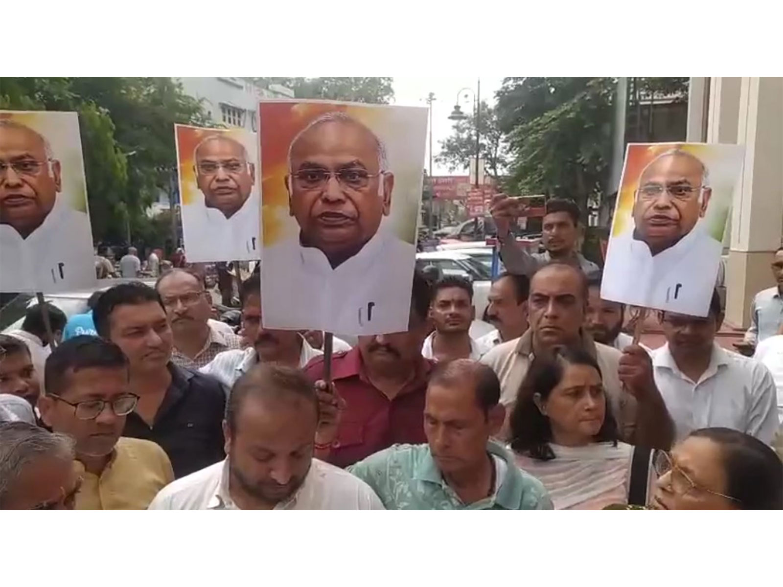 Congress protest in Haridwar (Photo/ANI) Congress protest in Haridwar (Photo/ANI)