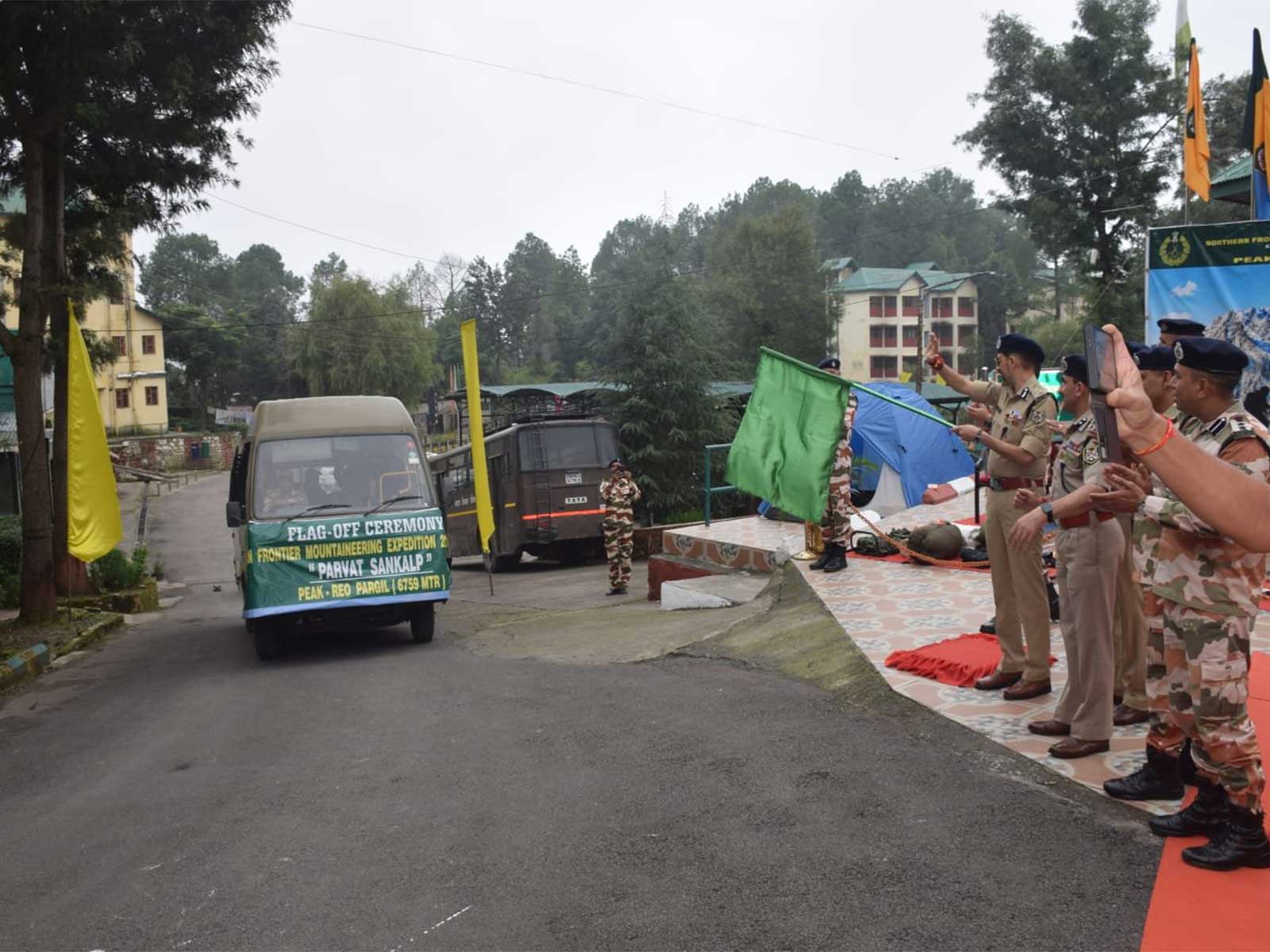 ITBP flags off ‘Parvat Sankalp-2026’ mountaineering expedition to Mount Reo Pargil (Photo: X/@ITBP_official)