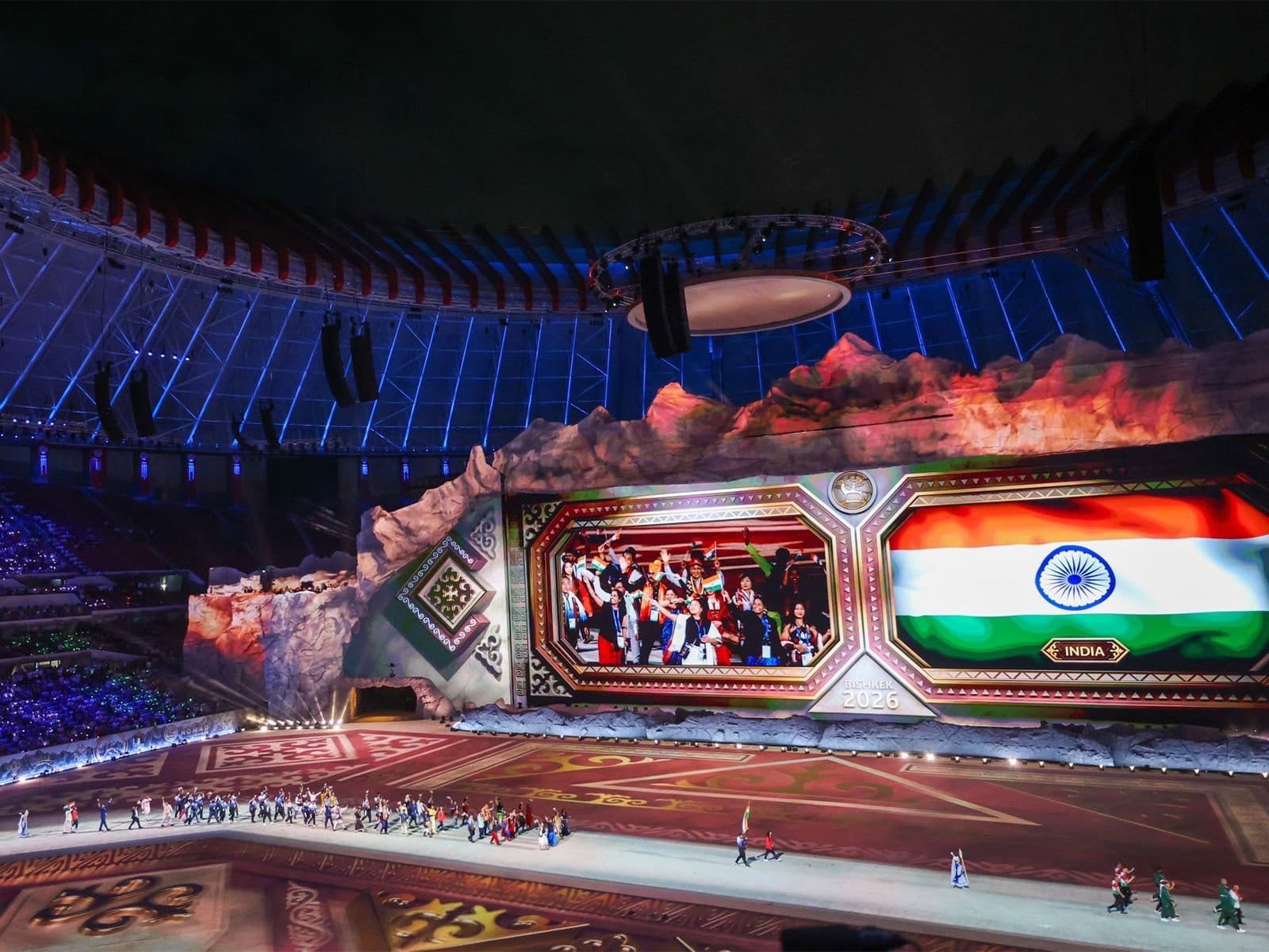 Opening ceremony of World Nomad Games (Photo/X@MEAIndia) Opening ceremony of World Nomad Games (Photo/X@MEAIndia)