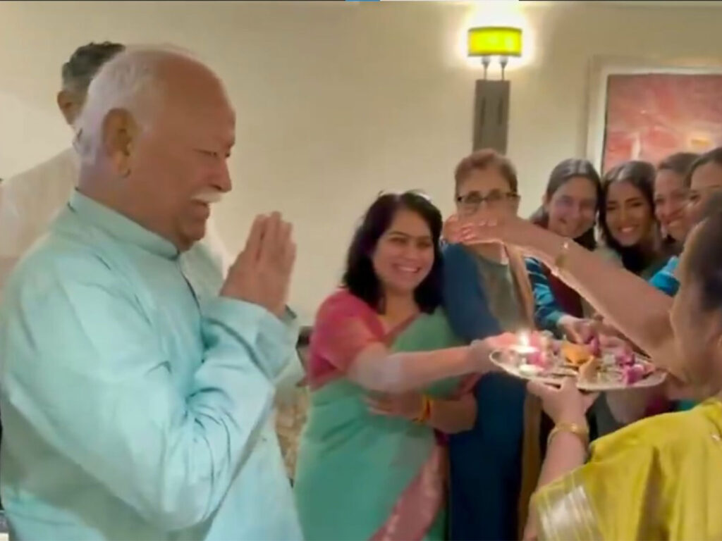 RSS chief Mohan Bhagwat arrives in New York on global outreach tour