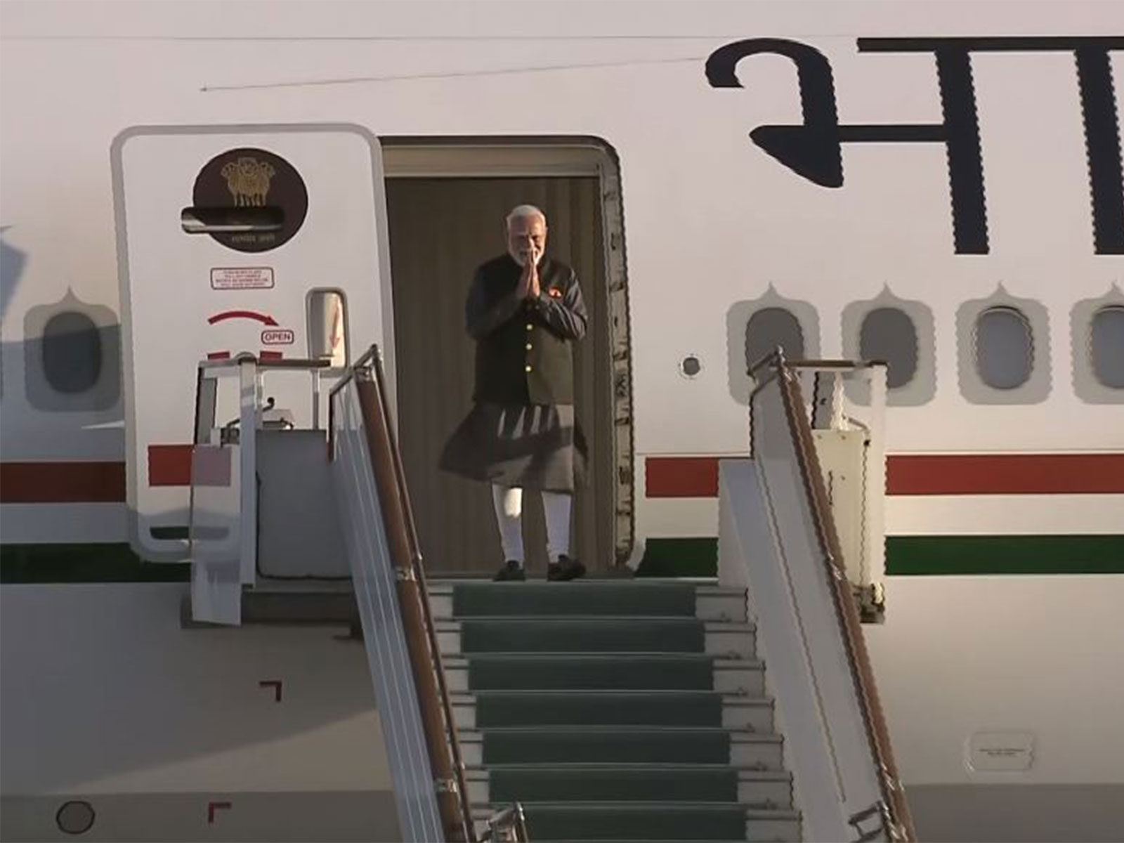 PM Modi arrives in Tashkent (Photo/ANI)